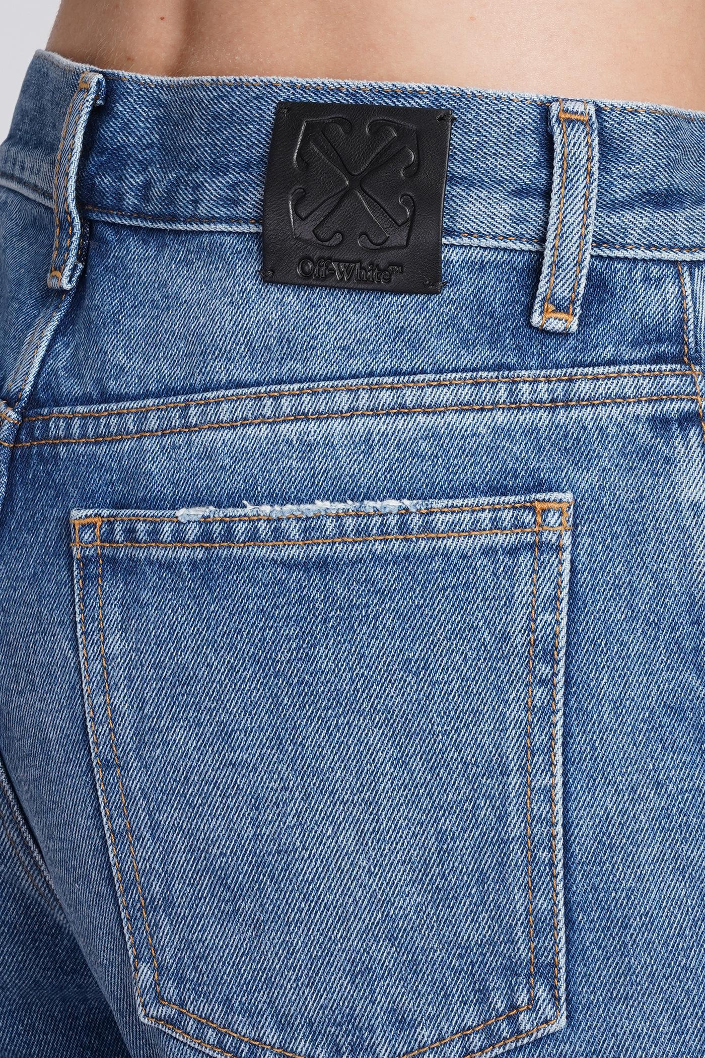 Off-White c/o Virgil Abloh Jeans In Blue Cotton