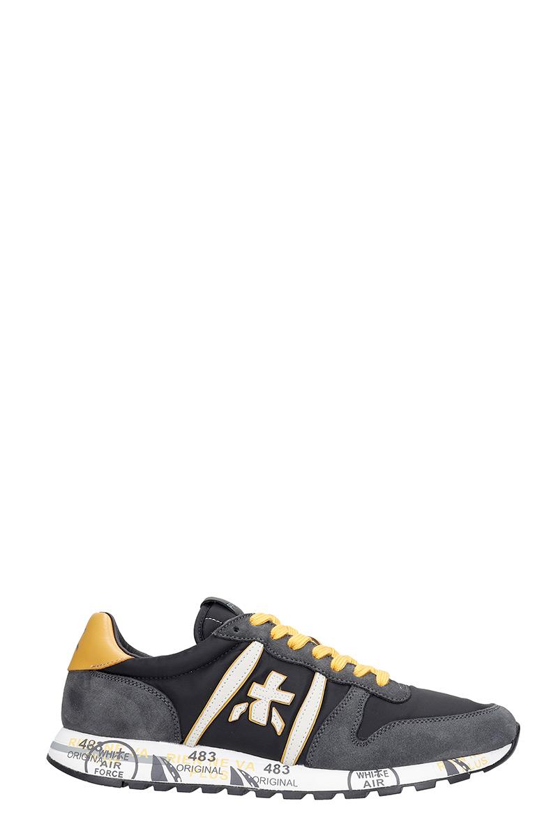 Premiata Eric Sneakers In Black Suede And Fabric for Men - Lyst