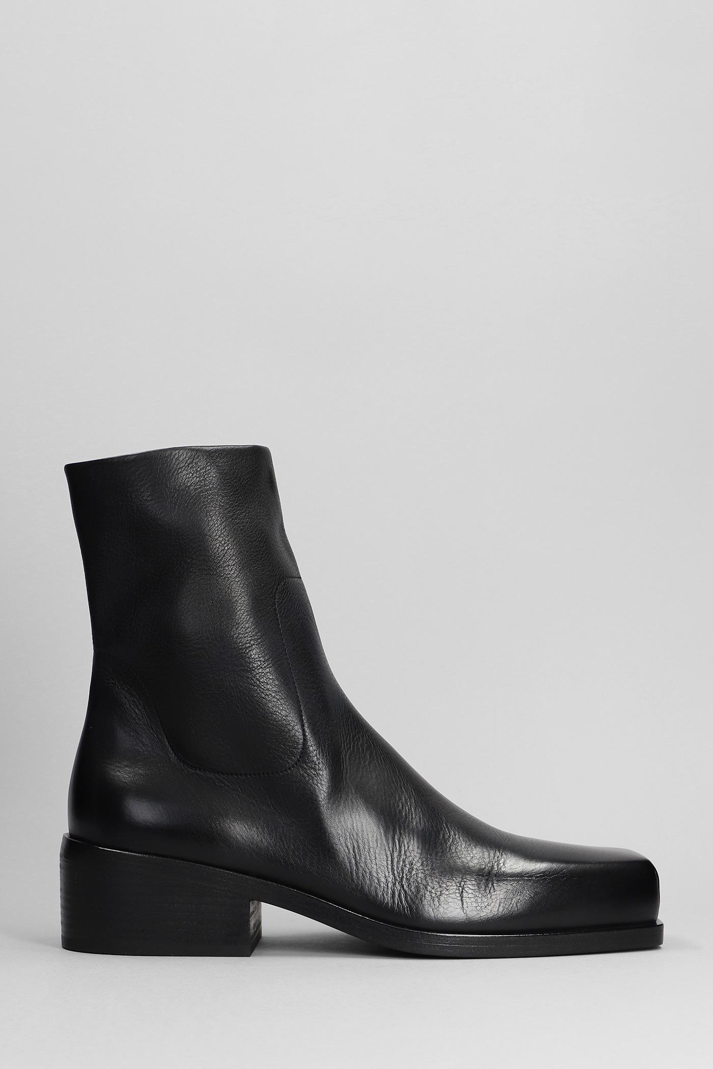 Marsèll calf leather ankle boots - Blue