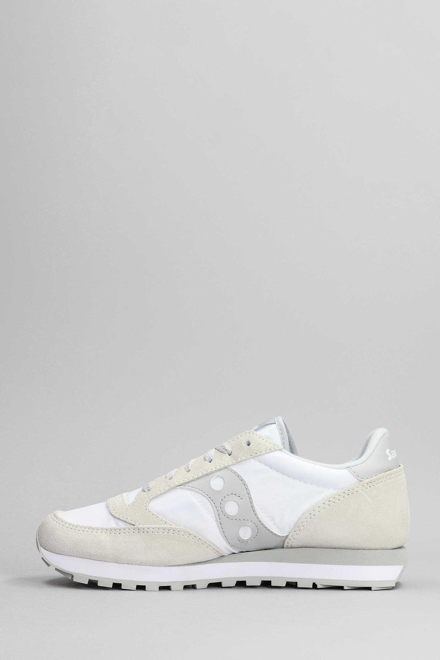 Saucony Jazz Original Sneakers In White Suede And Fabric for Men | Lyst