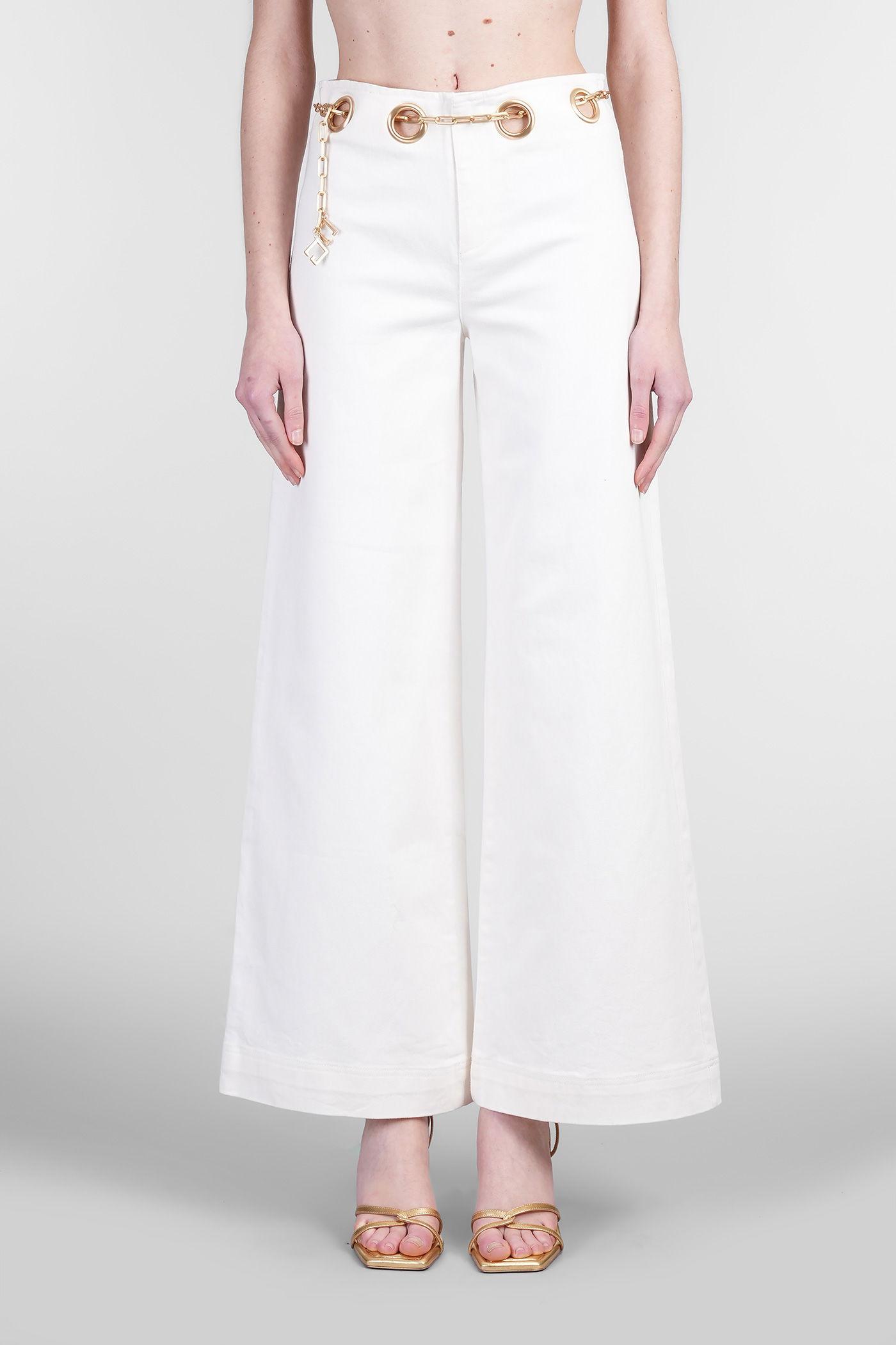【送料&関税込】Cult Gaia Sydney Pants In White Cotton SYDNEY PANT - OFF WHITE – CULT GAIA