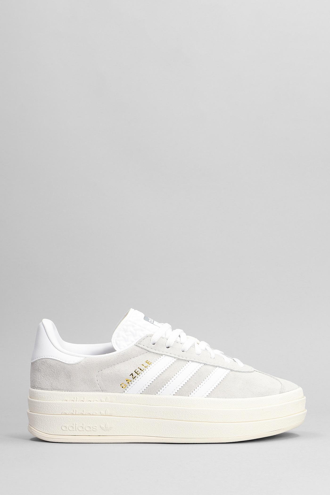 adidas Bold Sneakers Grey Suede in White | Lyst
