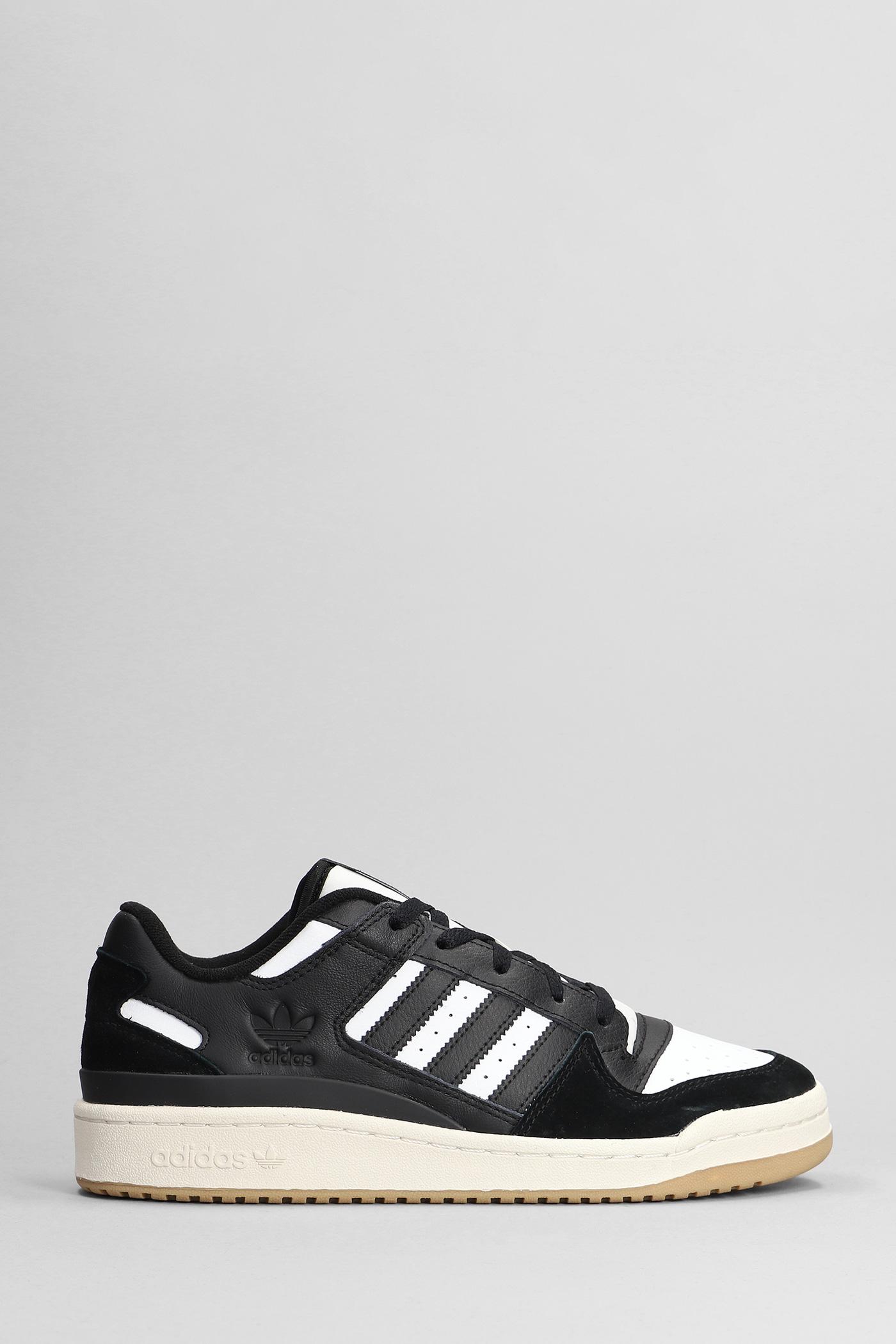 adidas Forum Low Cl Sneakers In Black Suede And Leather for Men | Lyst