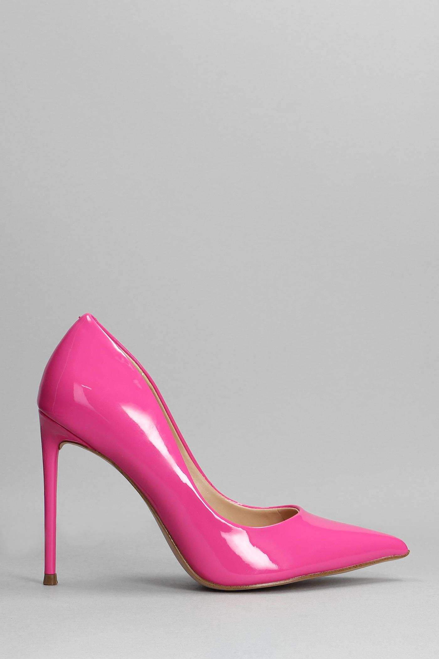 Steve Madden Vala Pumps In Fuxia Patent Leather in Pink | Lyst