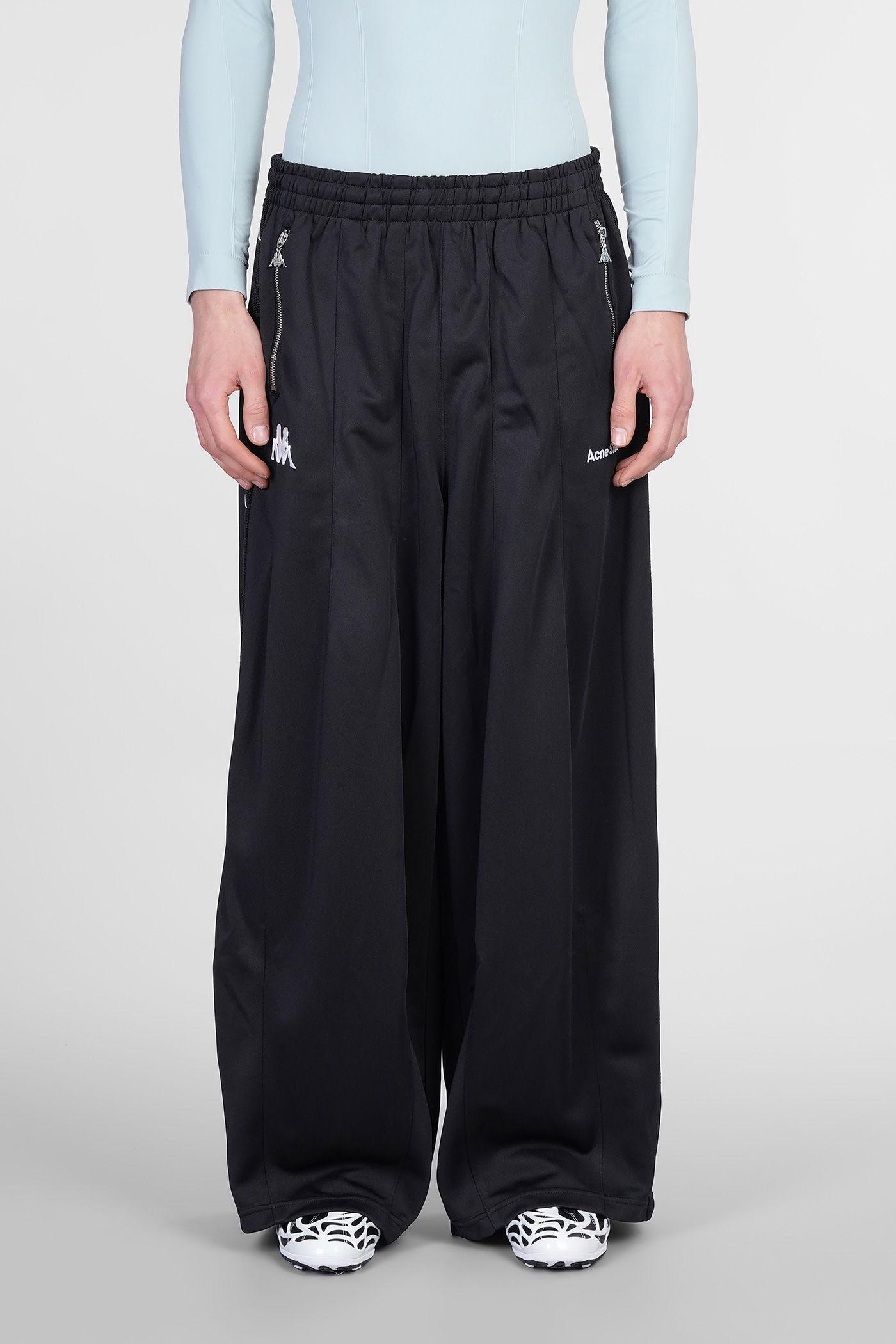 Acne Studios X Kappa Pants In Black Polyester for Men | Lyst