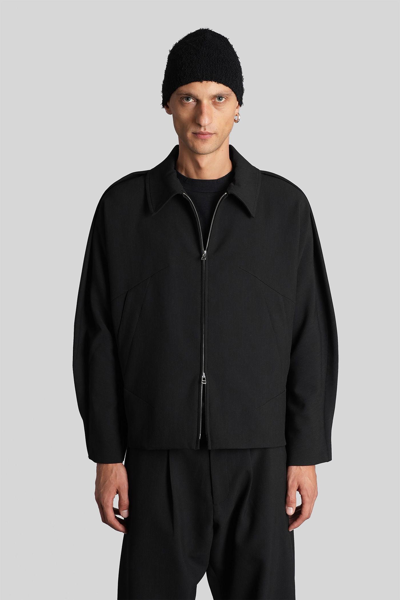 J.L-A.L Uvas Jacket Casual Jacket In Black Wool for Men | Lyst