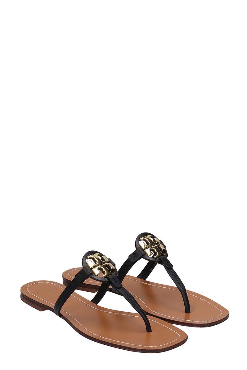 Tory Burch Mini Miller Leather Thong | Lyst