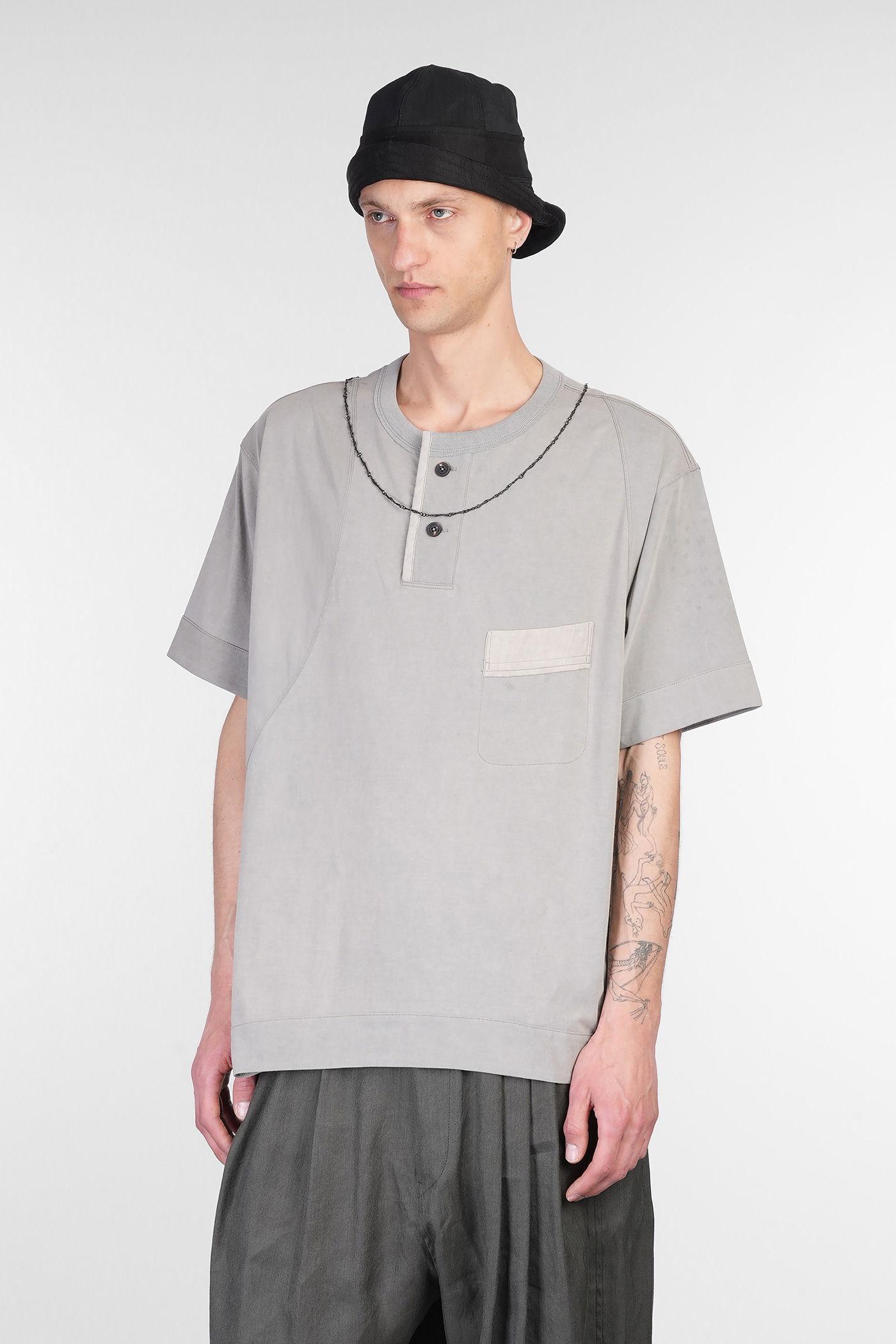 Tシャツ・カットソー ZIGGY CHEN Men T Shirts L0M251020602 Grey Ziggy Chen T-shirts for Men | Online Sale up to 34% off | Lyst