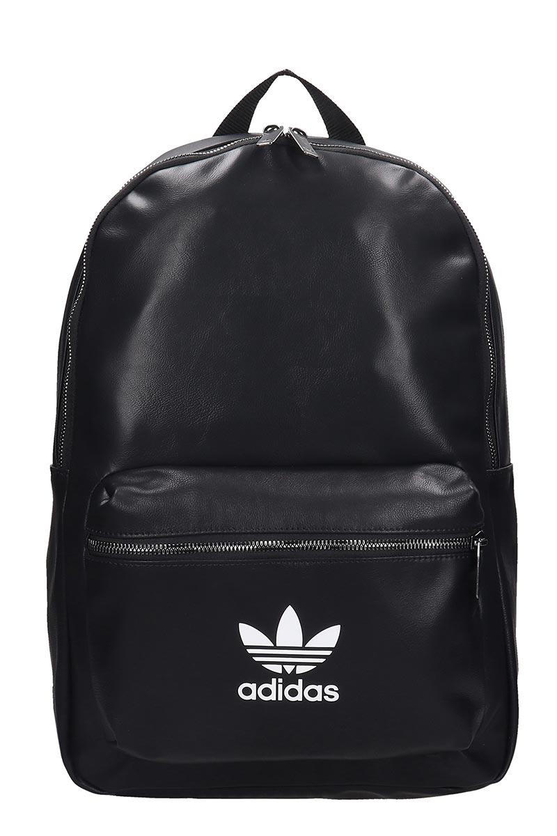 adidas black leather bag