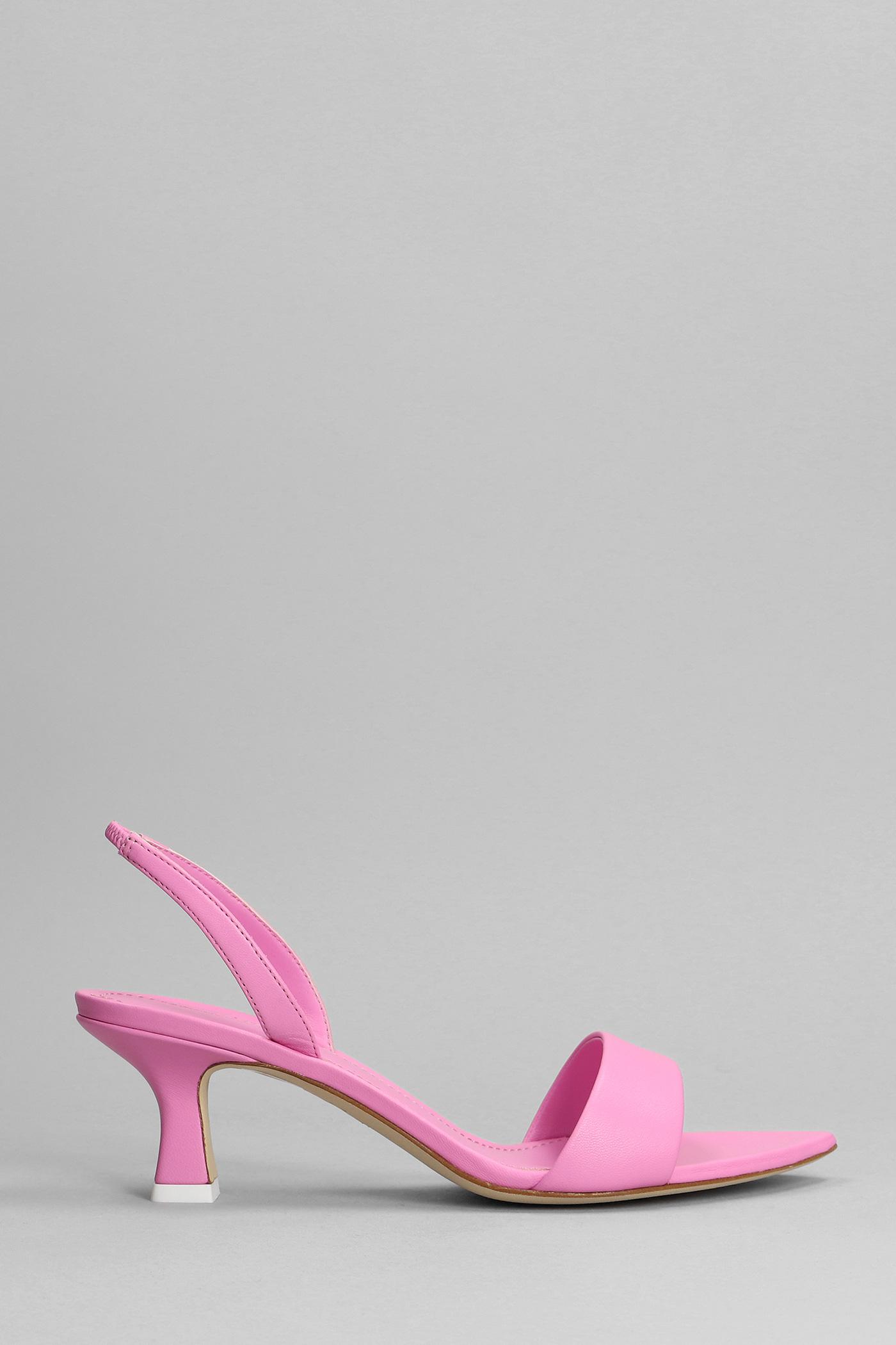 3Juin Orchid 055 Sandals In Rose-pink Leather | Lyst
