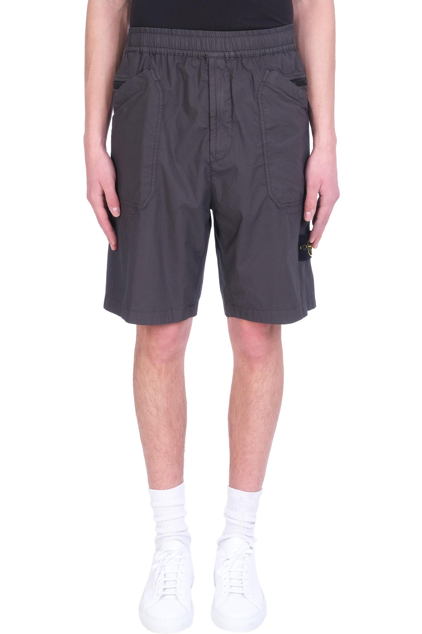 Stone Island Shorts In Cotton in Grey 