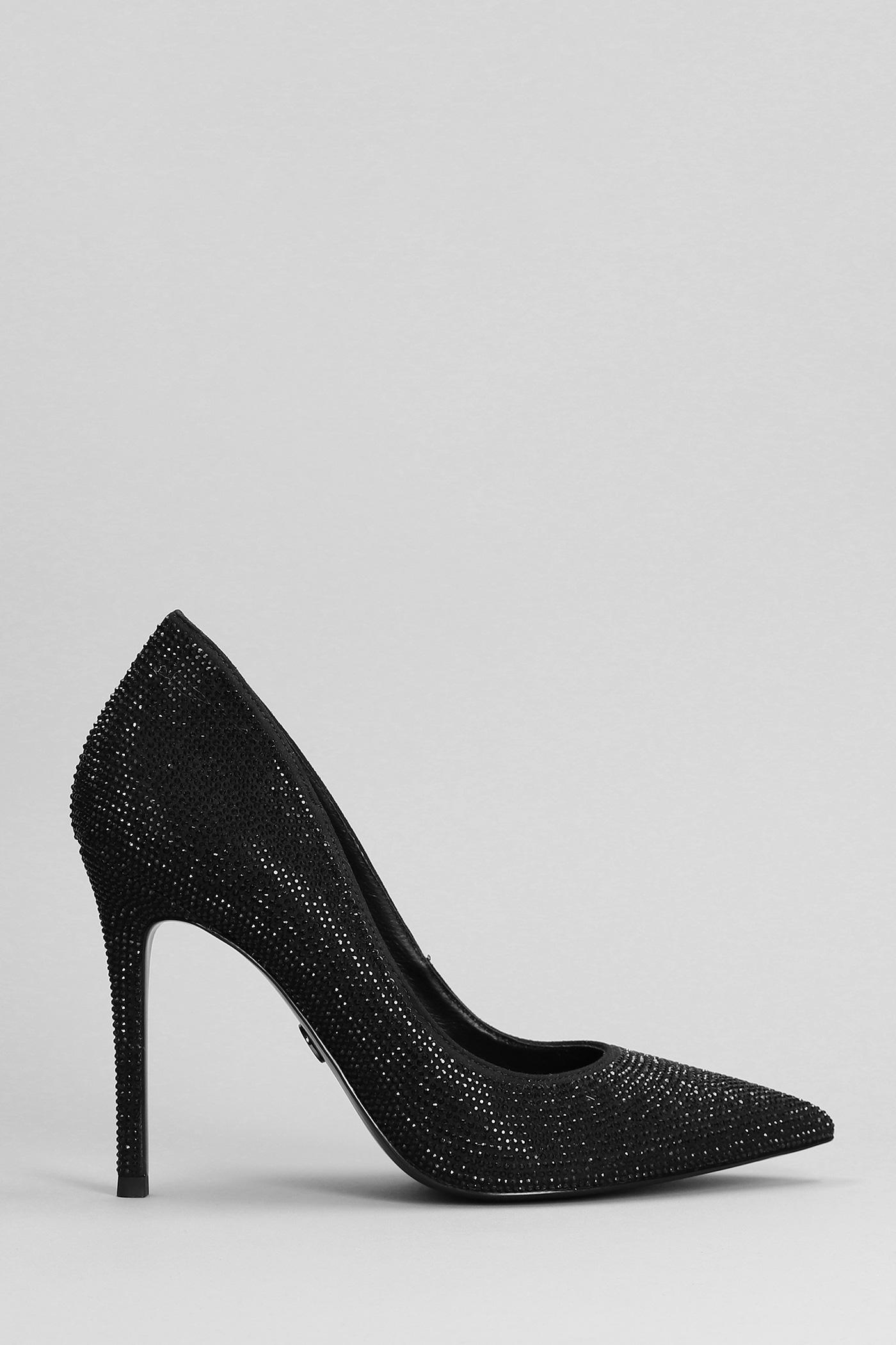 Michael Kors Keke Pump Pumps In Black Glitter Lyst