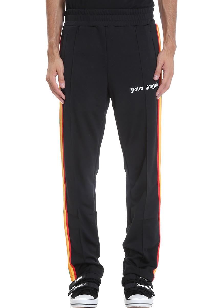 Palm Angels Synthetic Rainbow Track Pants In Black Polyester for Men - Lyst
