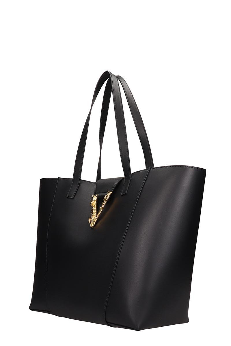Womens Virtus Bag  Versace Virtus Tote Bag Black ~ Aniwaya Wood