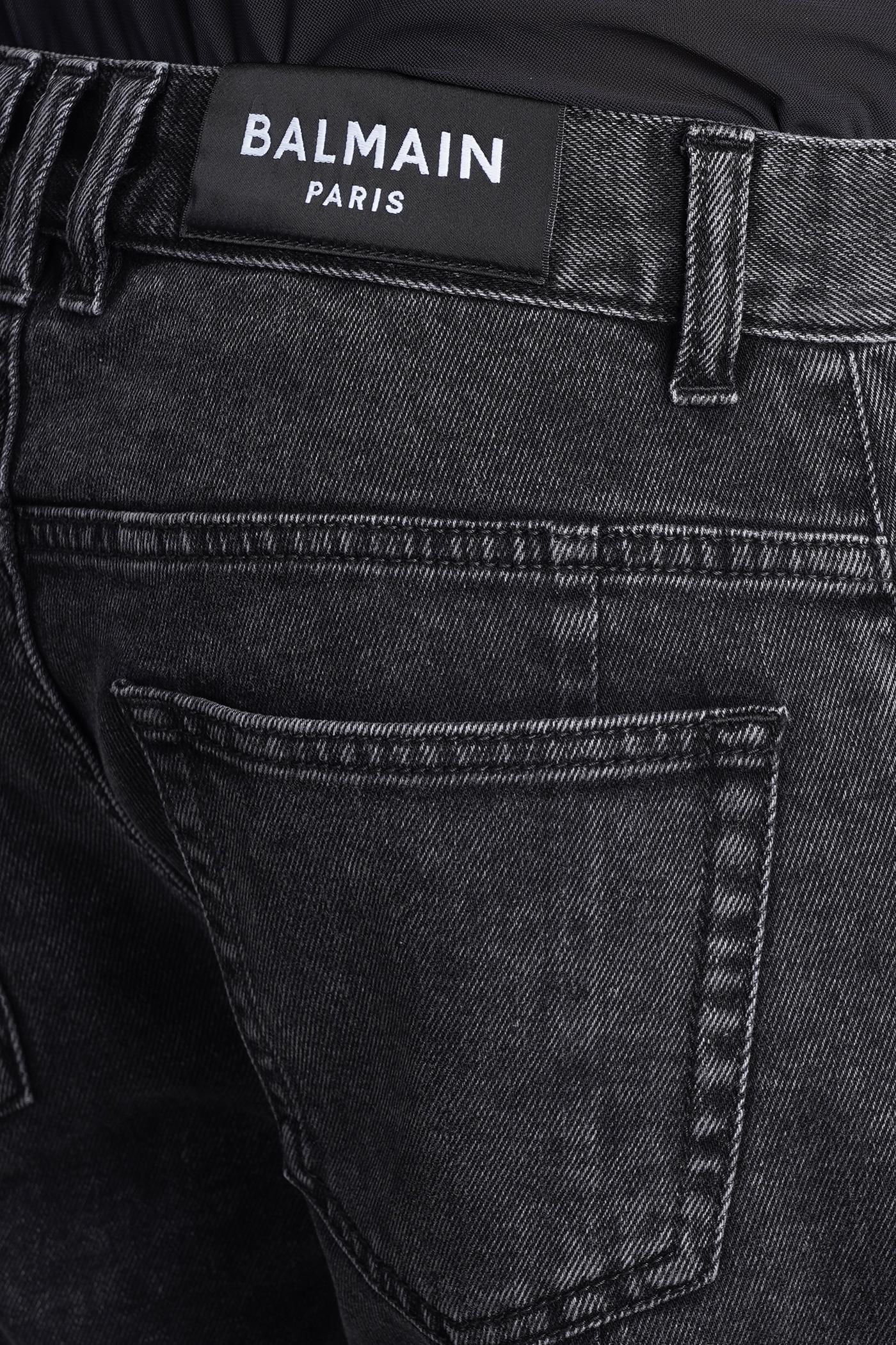 Balmain Jeans In Denim in Black for Men | Lyst