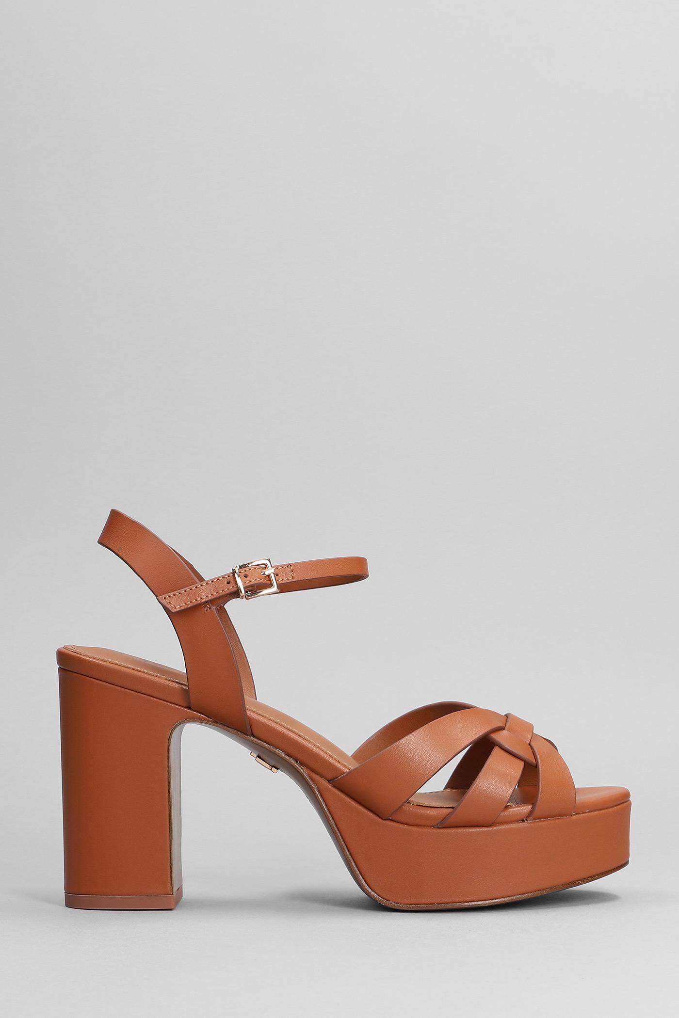 Lola Cruz Sandals In Leather Color Leather | Lyst