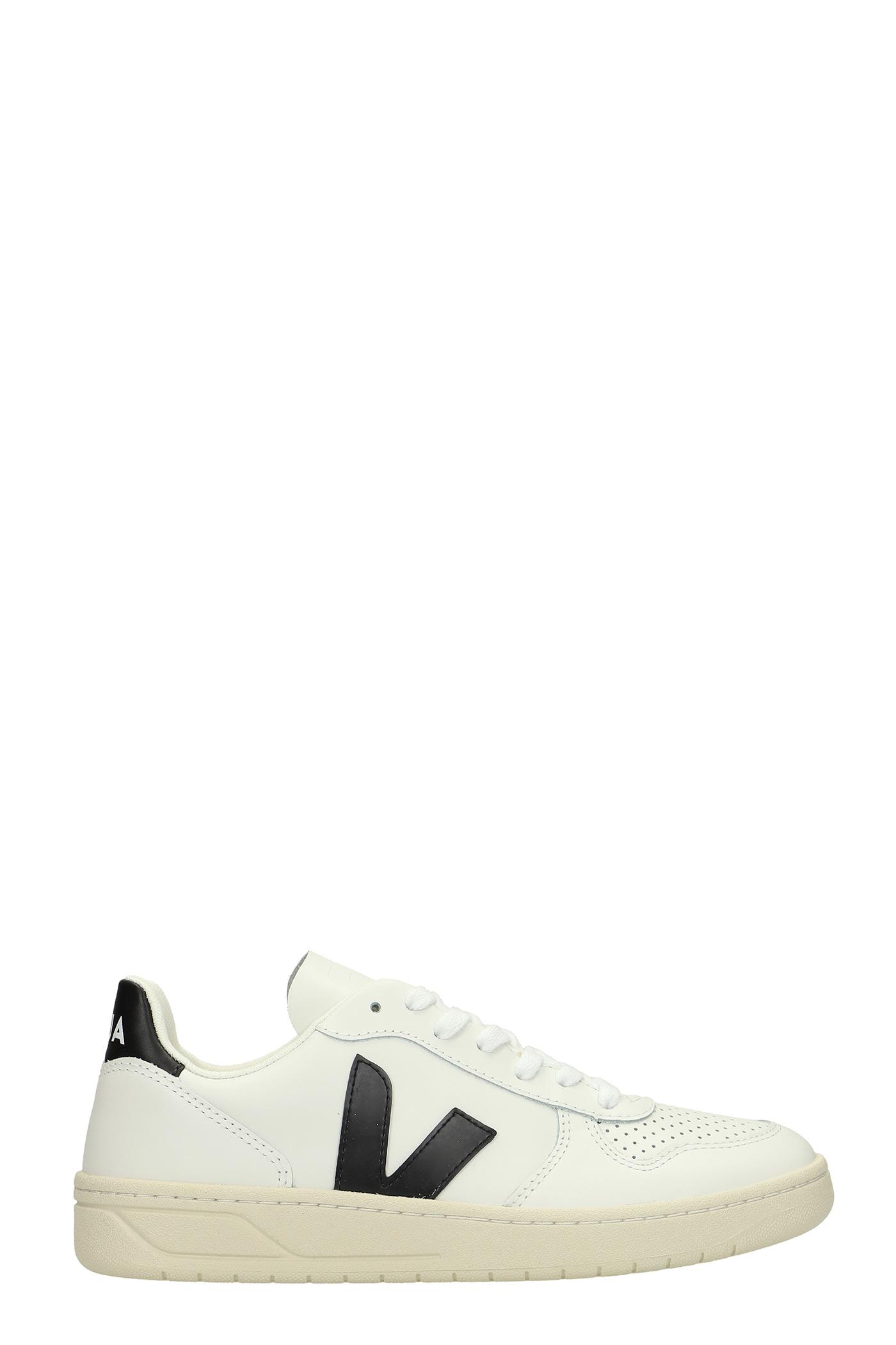 veja white platform sneakers