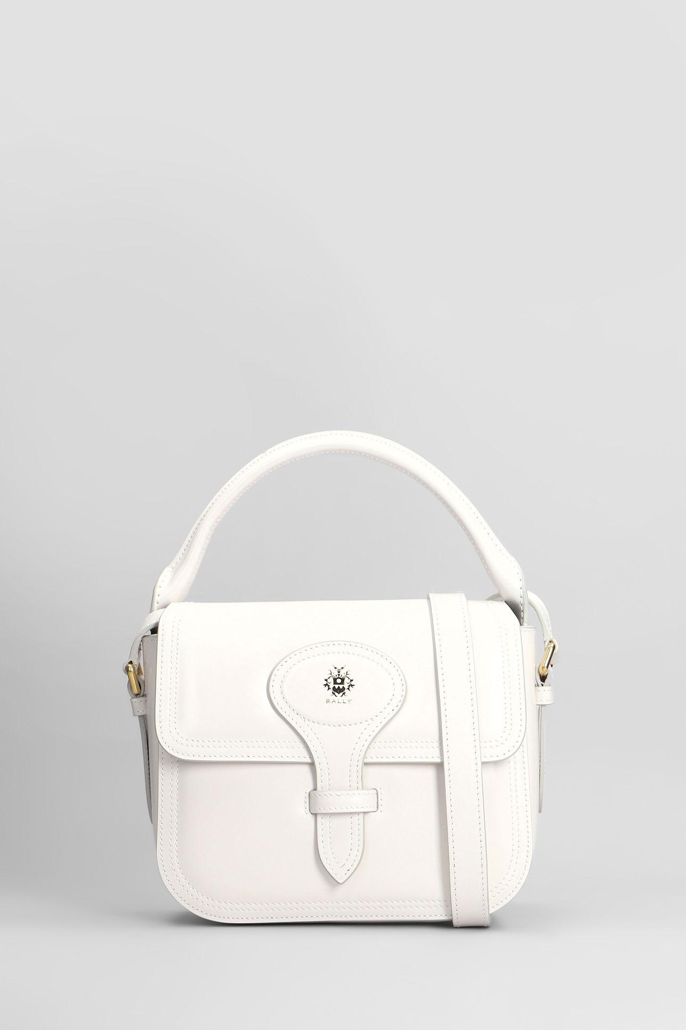 【送料&関税込】Bally Beckett Flap S Shoulder Bag In White L Bally Beckett Flap S Shoulder Bag In White Leather | Lyst
