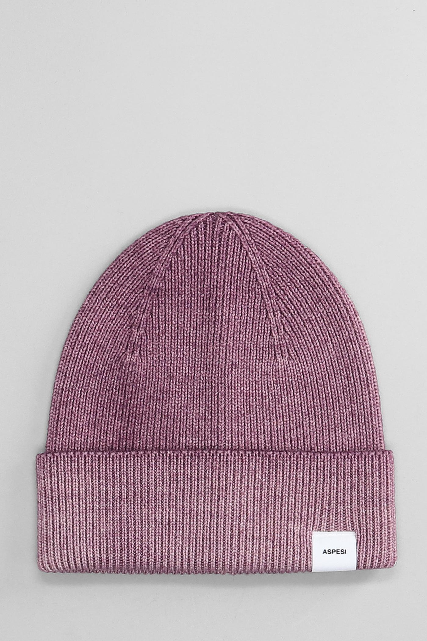 Aspesi Hats In Lilla Wool in Purple for Men | Lyst