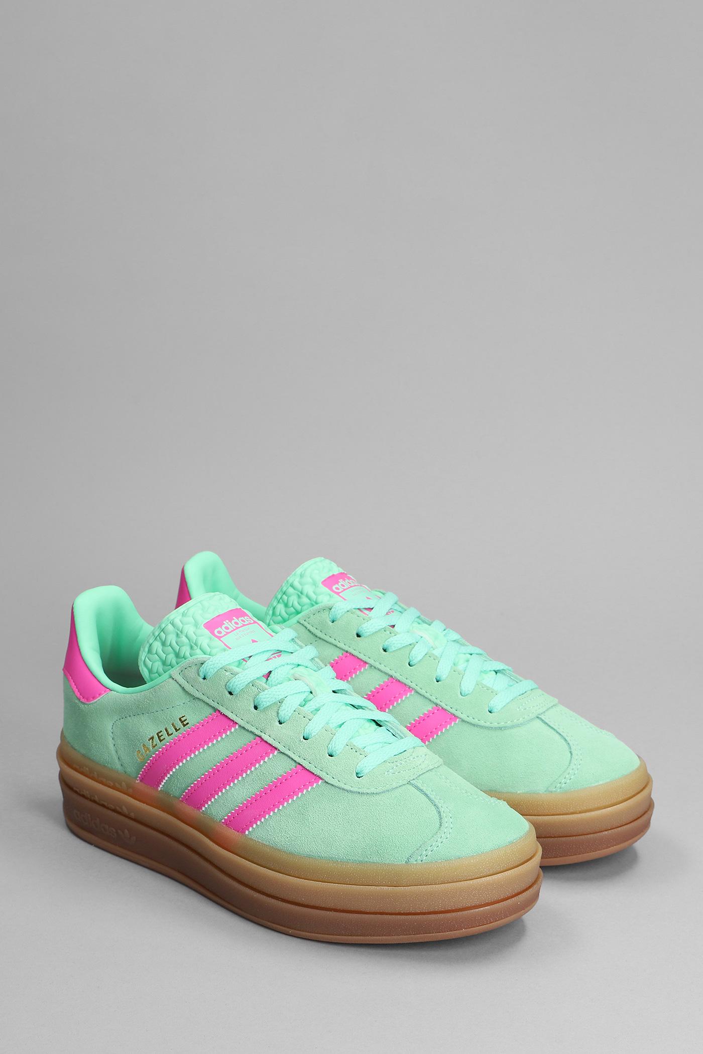 adidas Originals suede sneakers Gazelle green color