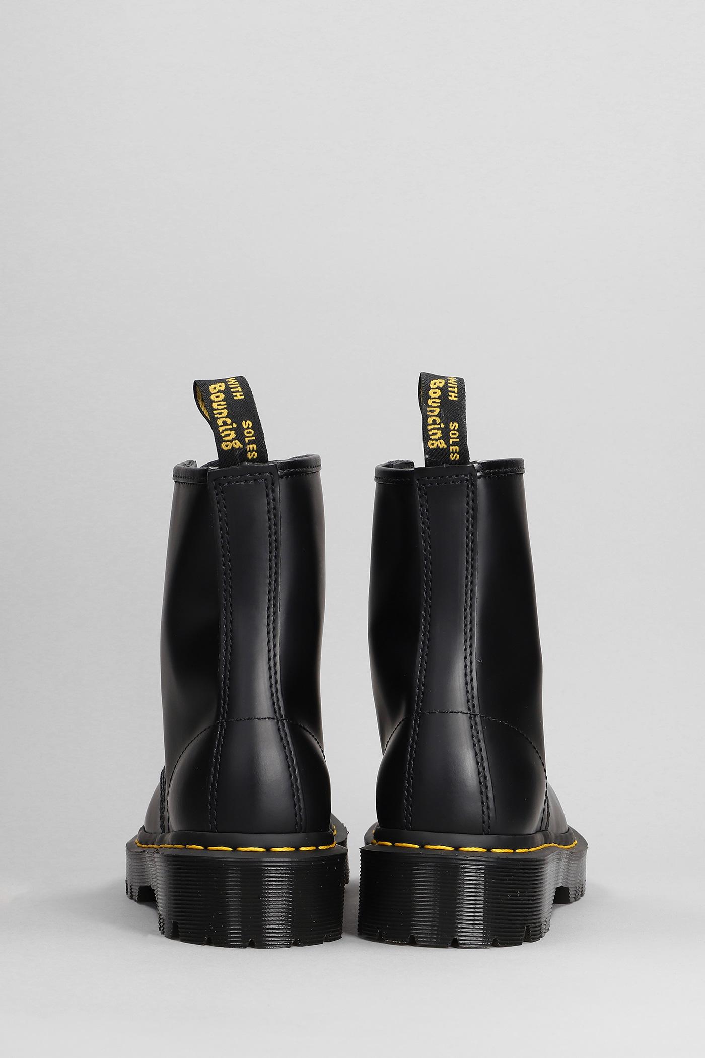 Dr. Martens Leather Lace up Boots in Black Lyst
