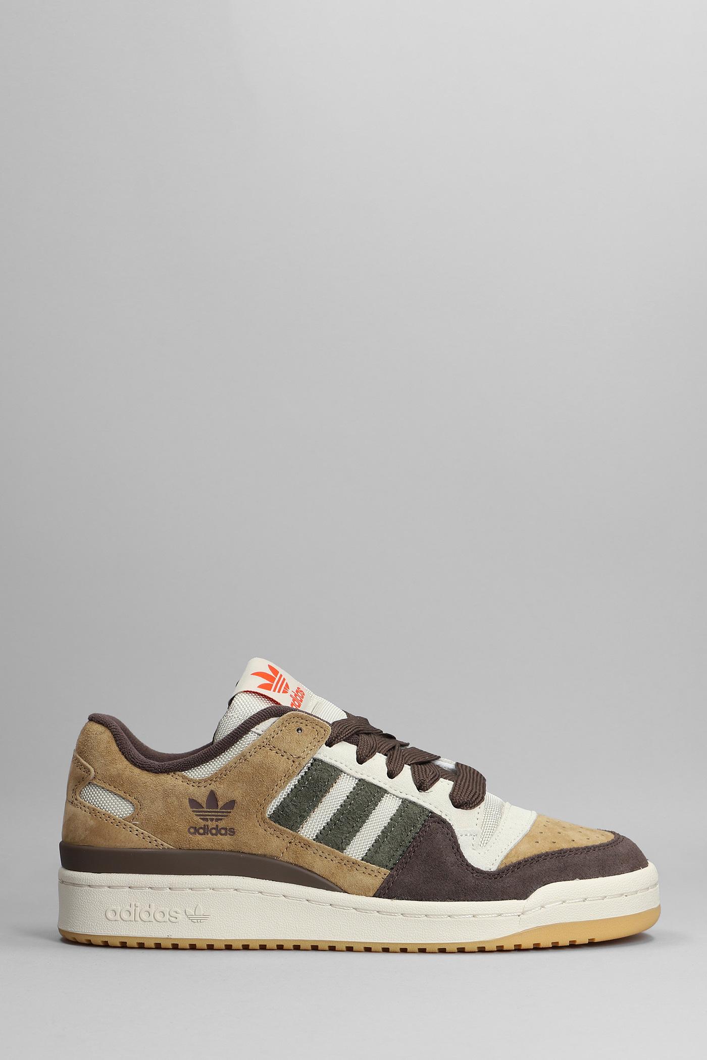 adidas Forum 84 Sneakers In Beige Suede And Fabric in Gray for Men | Lyst
