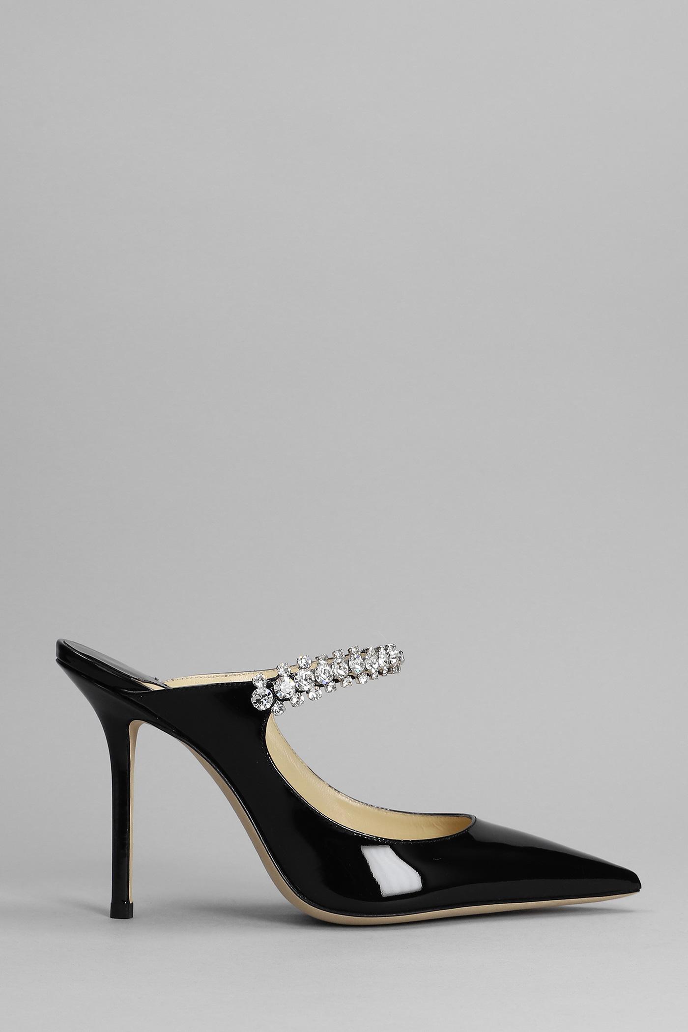 Jimmy Choo Bing Pumps In Black Patent Leather in Gray Lyst