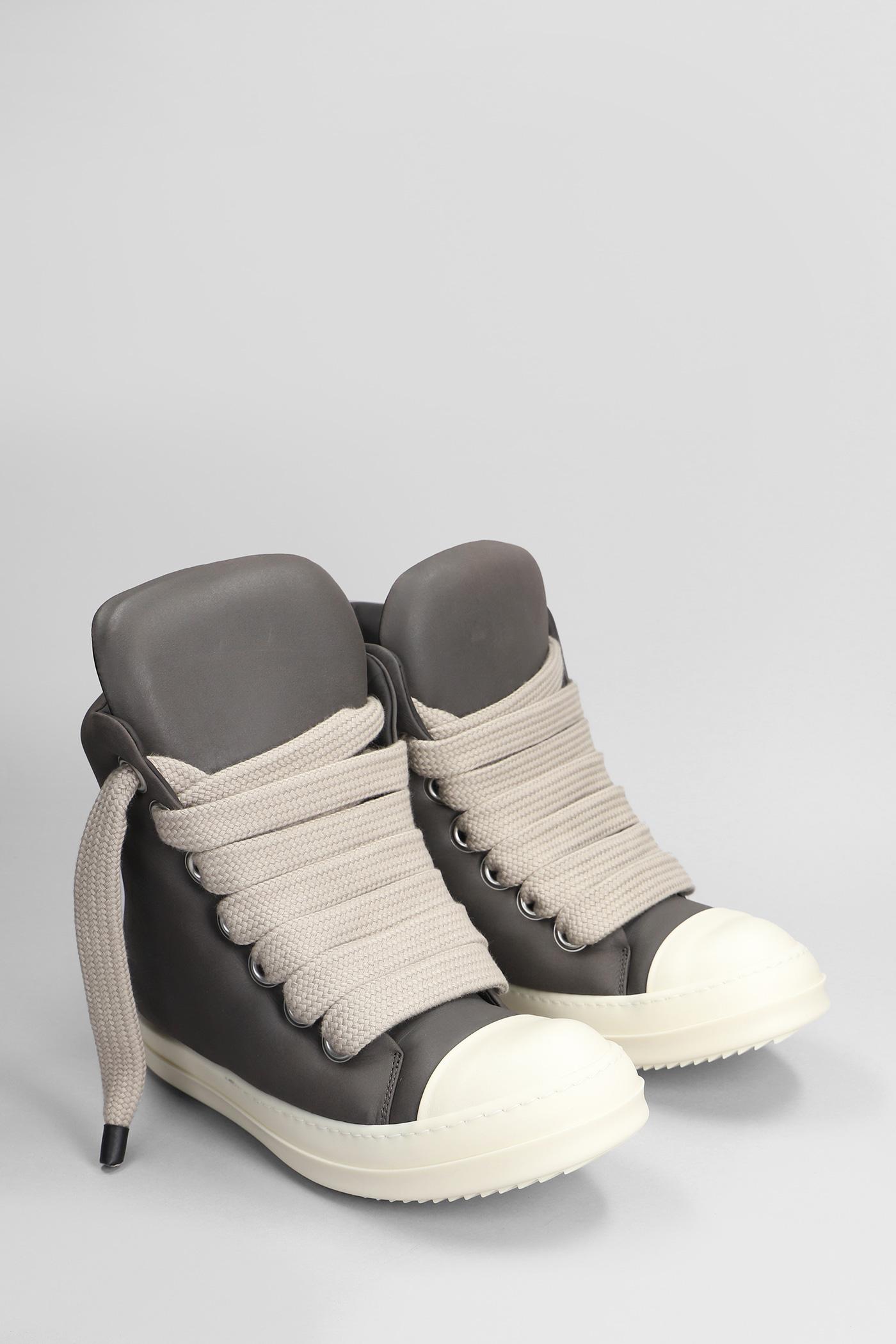 【正規品】Rick Owens JUMBO LACES PADDED Rick Owens Jumbo Lace Padded Low Black Milk (Women's) - RP02C1883