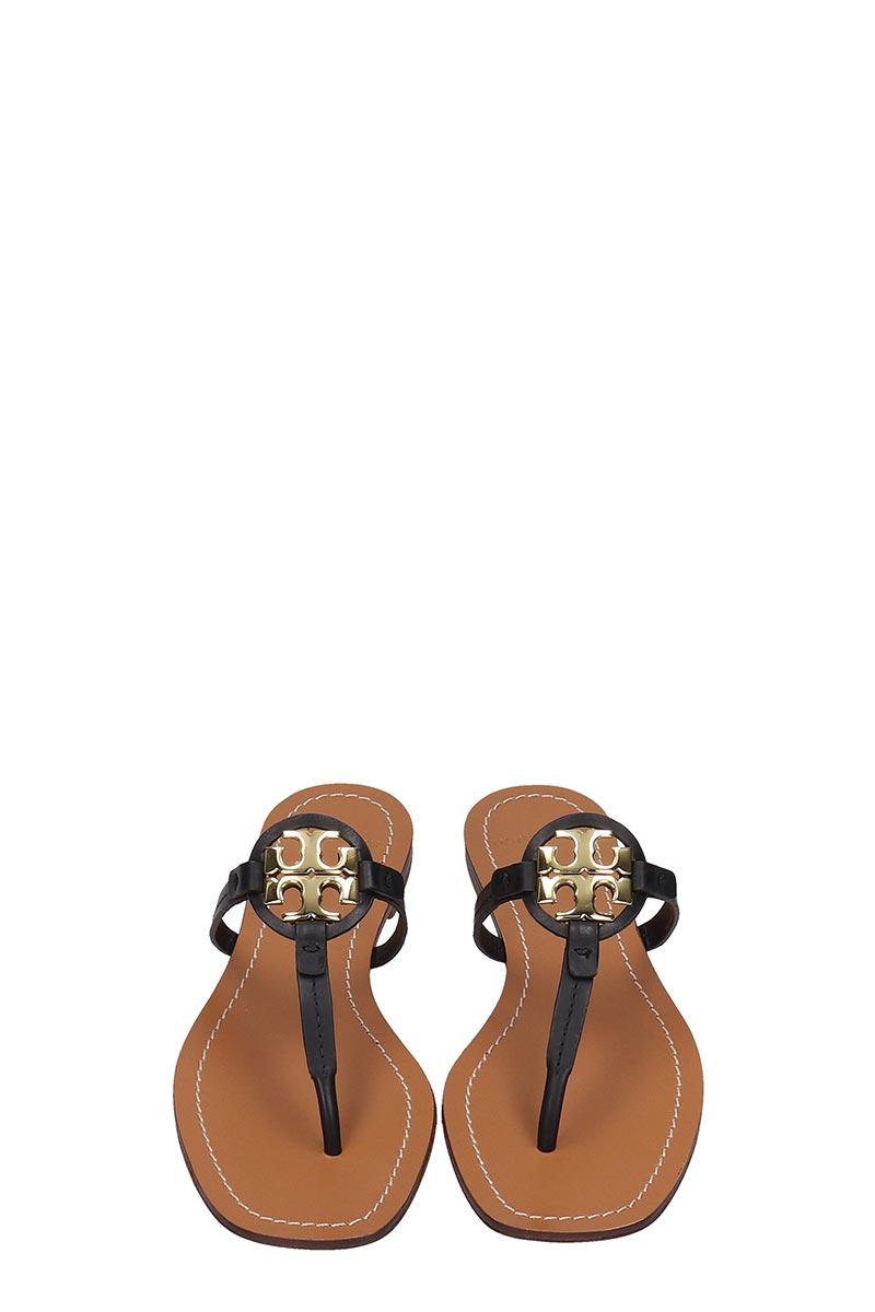 Tory Burch Mini Miller Leather Thong | Lyst