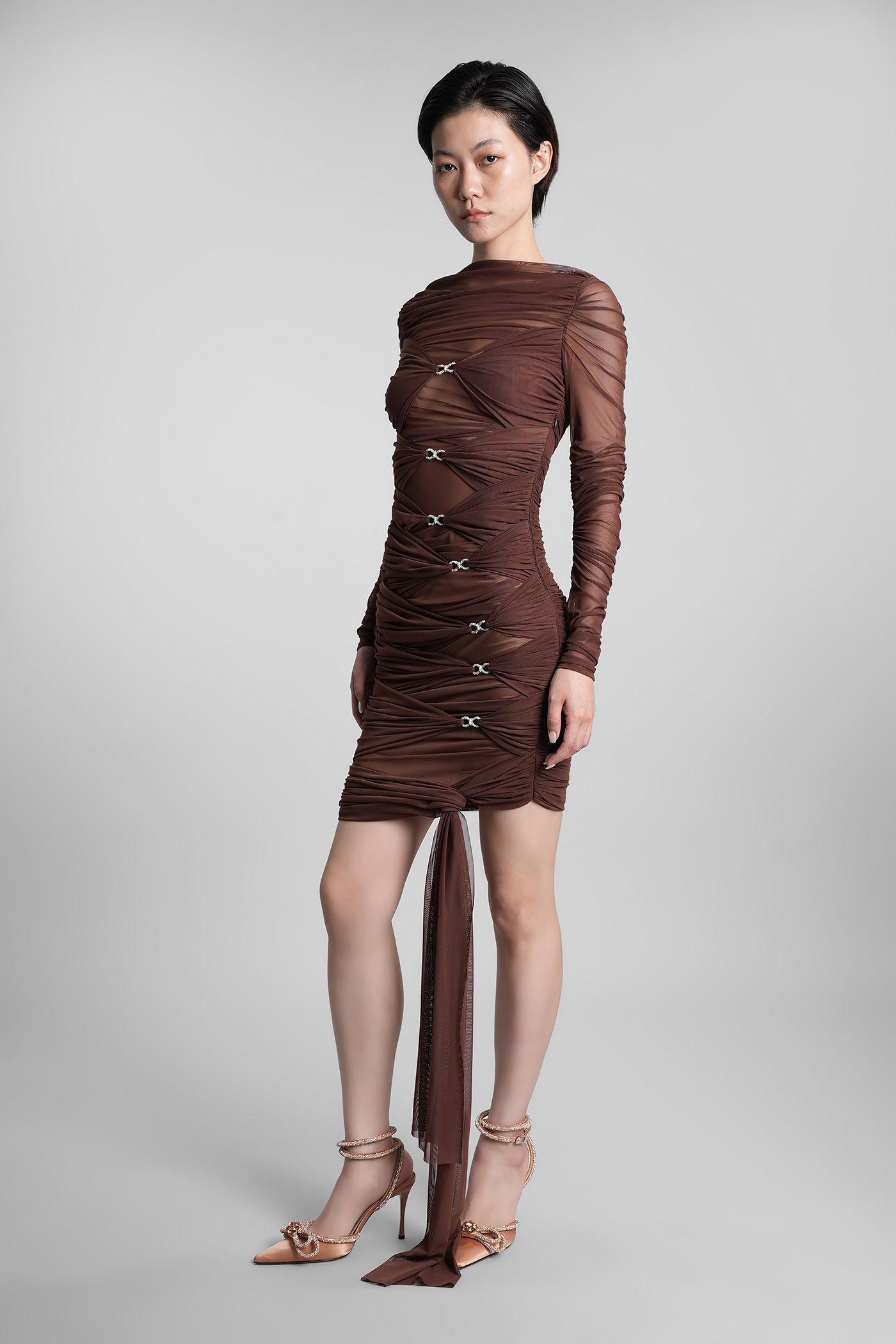 open lace back dress 1970's Bonwit Teller Gown  Chelsea Von Mach