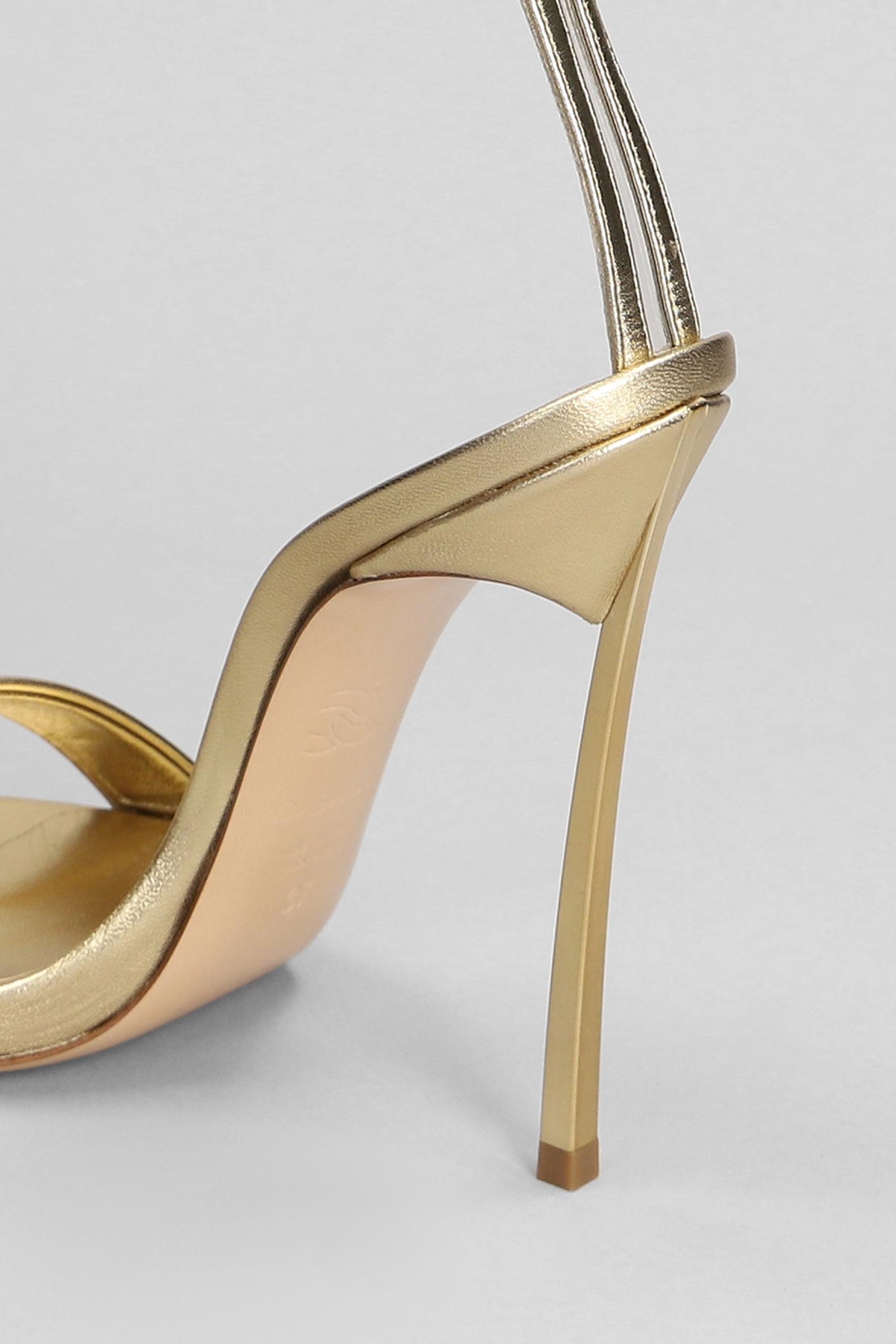 Casadei Blade Sandals in Metallic | Lyst