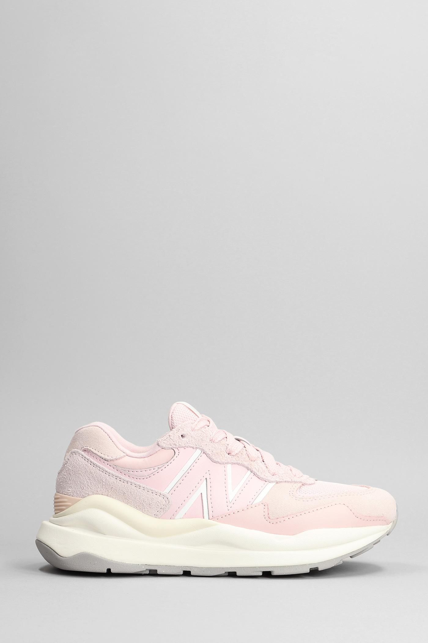 New Balance 5740 Sneakers In Rose-pink Suede And Fabric | Lyst