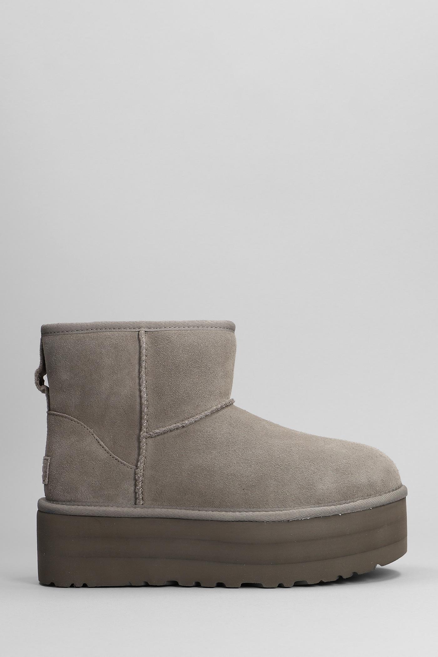Grey low cheap ugg boots