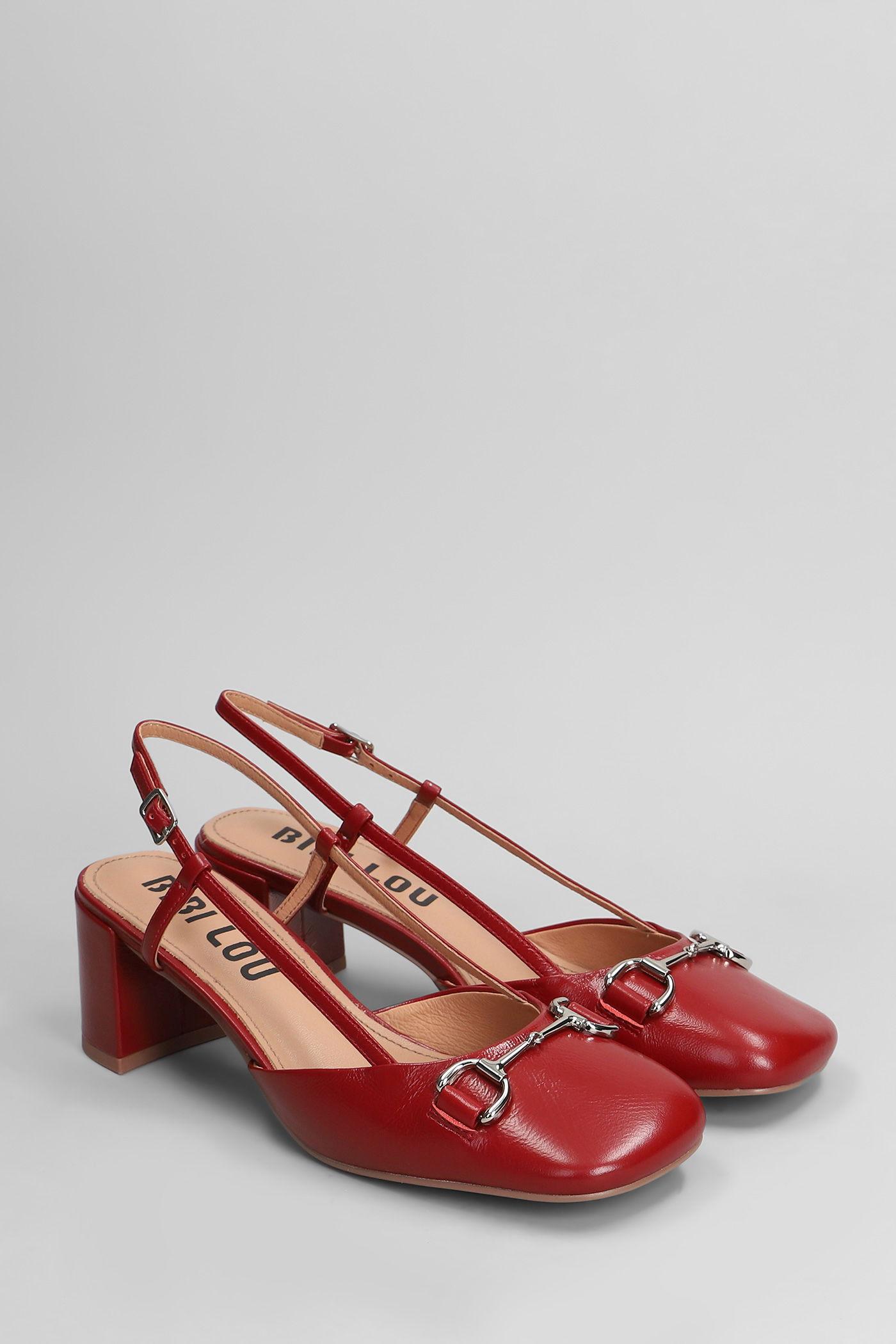 【関税&送料込】BIBI LOU With Heel Red BIBILOU-HOLLYFLAT-ROJO-