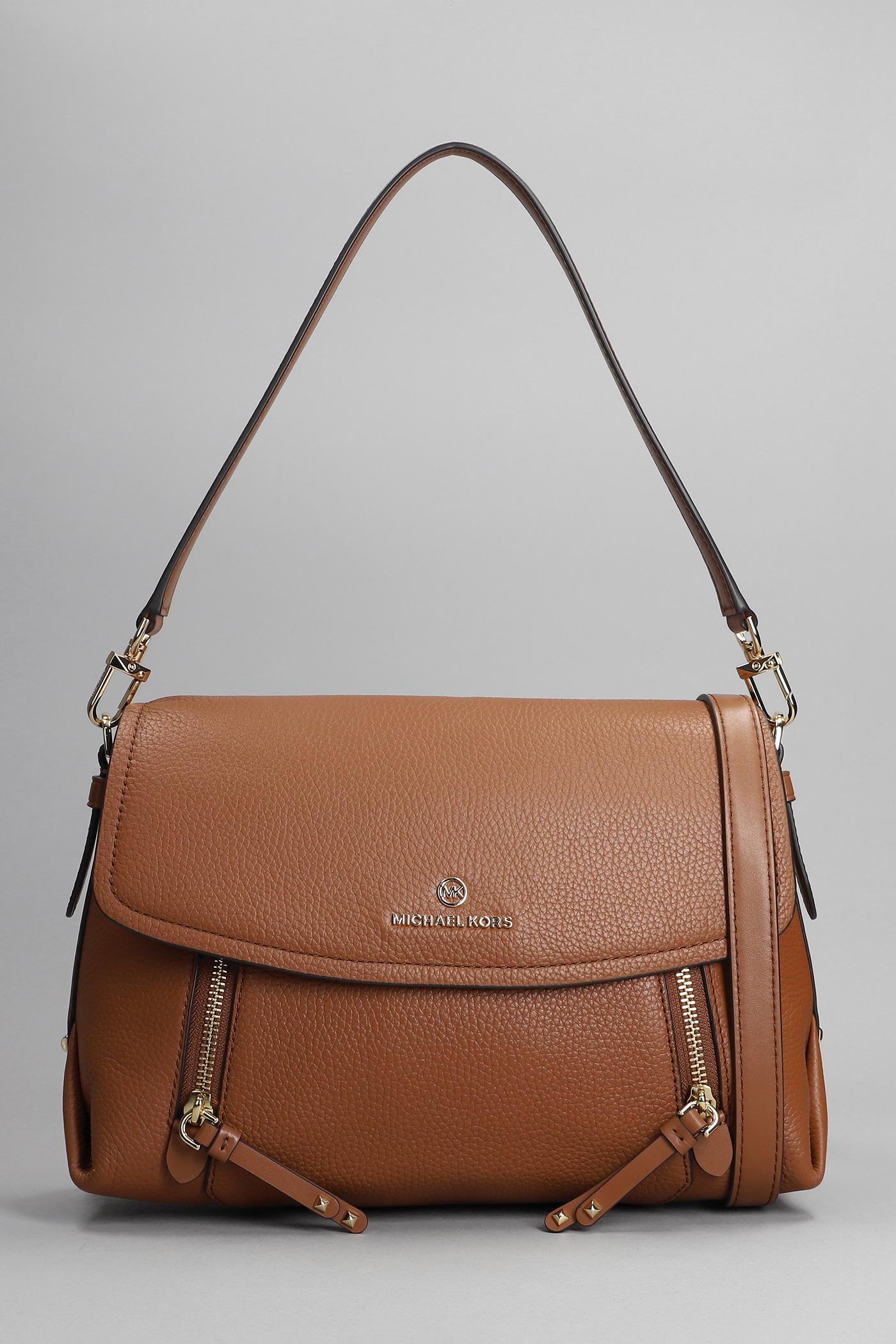Michael Kors Brooklyn Shoulder Bag In Leather Color Leather in