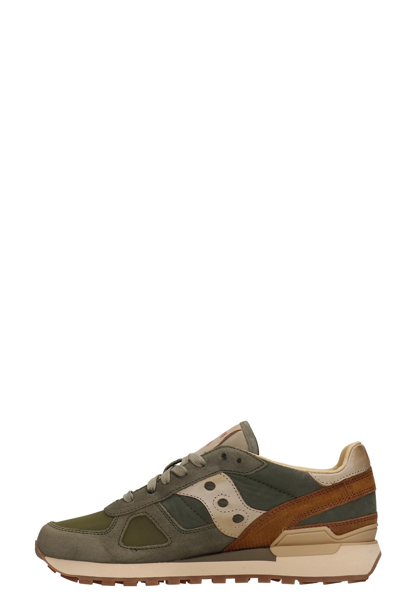 Saucony Shadow Original Sneakers In Green Suede And Fabric for Men - Save  44% | Lyst