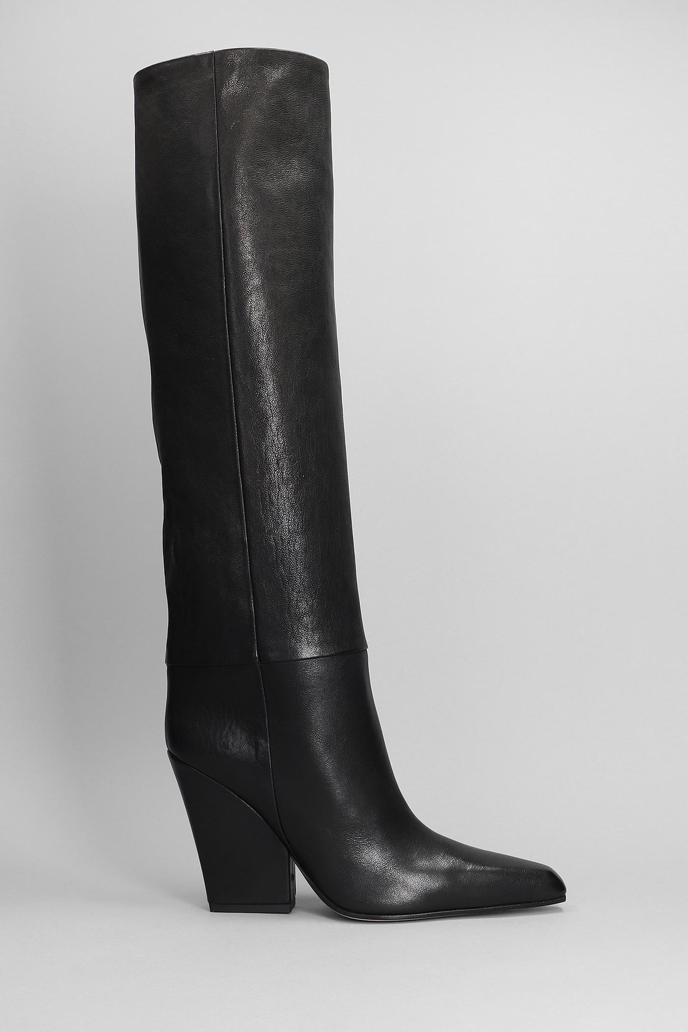 Paris Texas Jane High Heels Boots in Black | Lyst