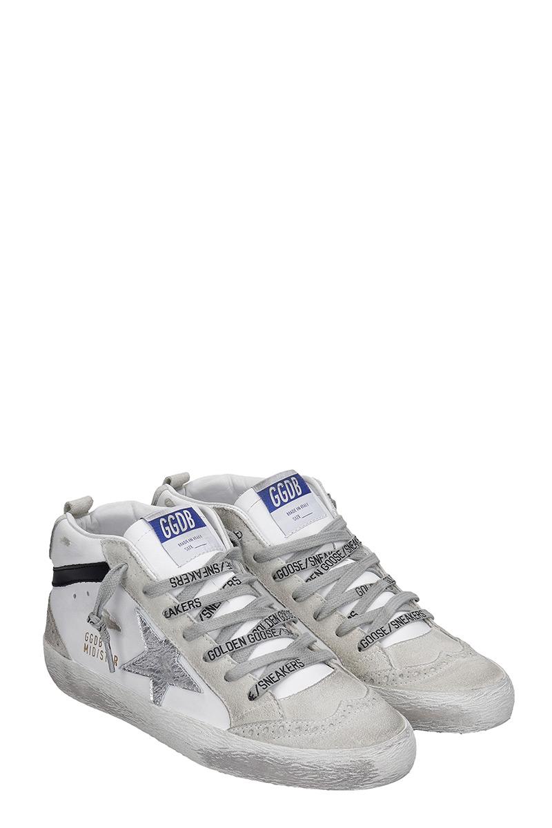 white golden goose mid star