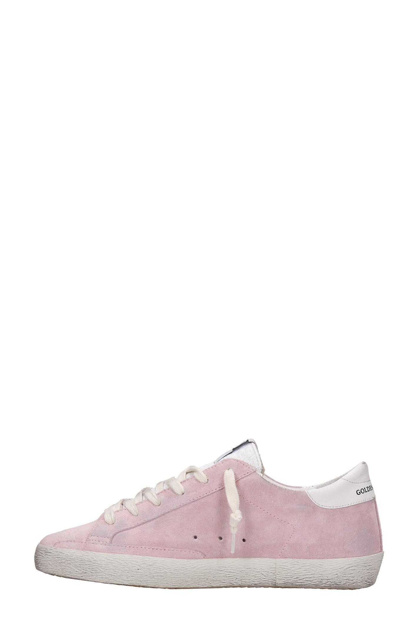 Golden Goose Superstar Sneakers In Rose-pink Suede - Save 22% | Lyst