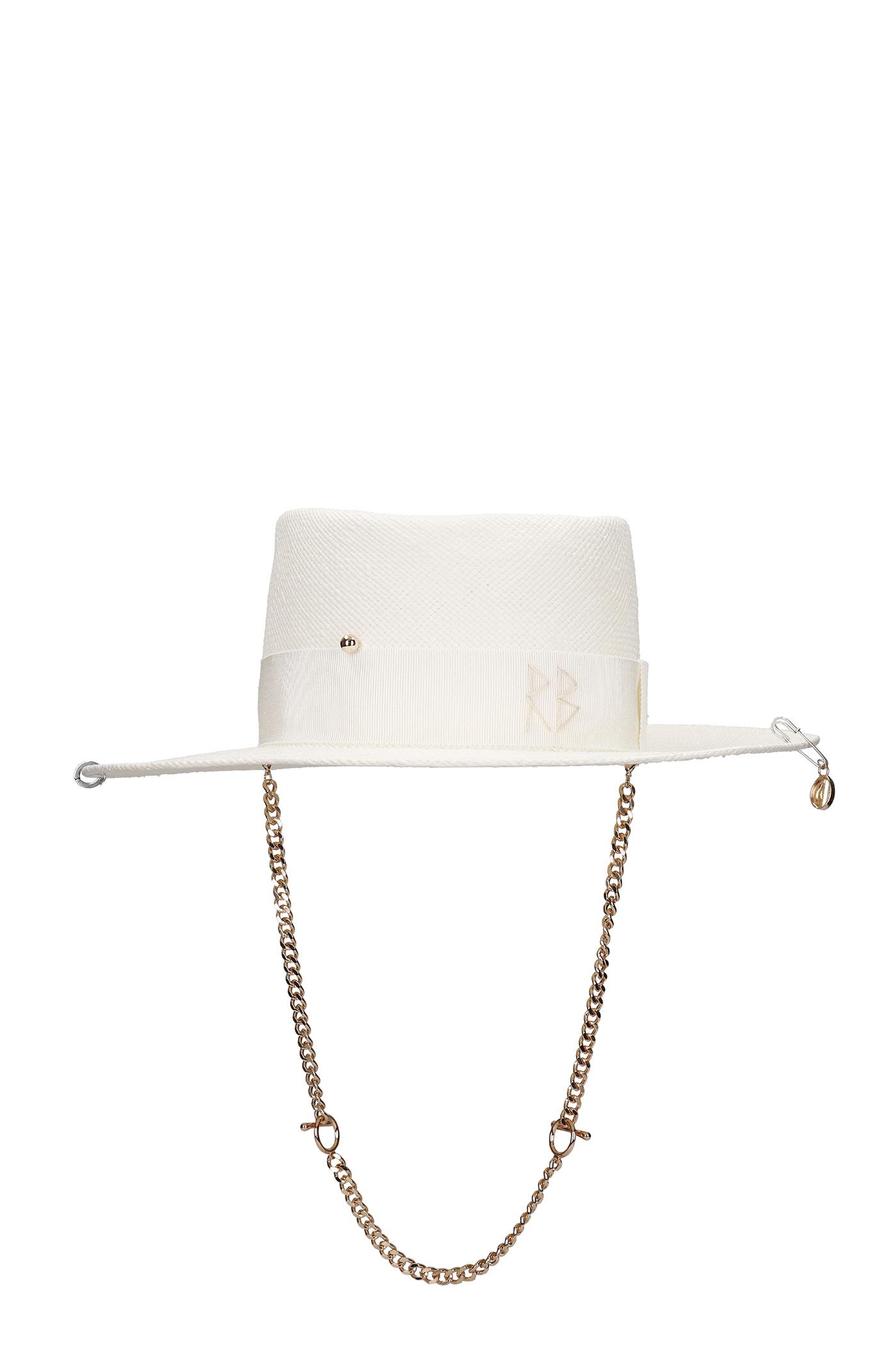 Ruslan Baginskiy Hats In White Silver 