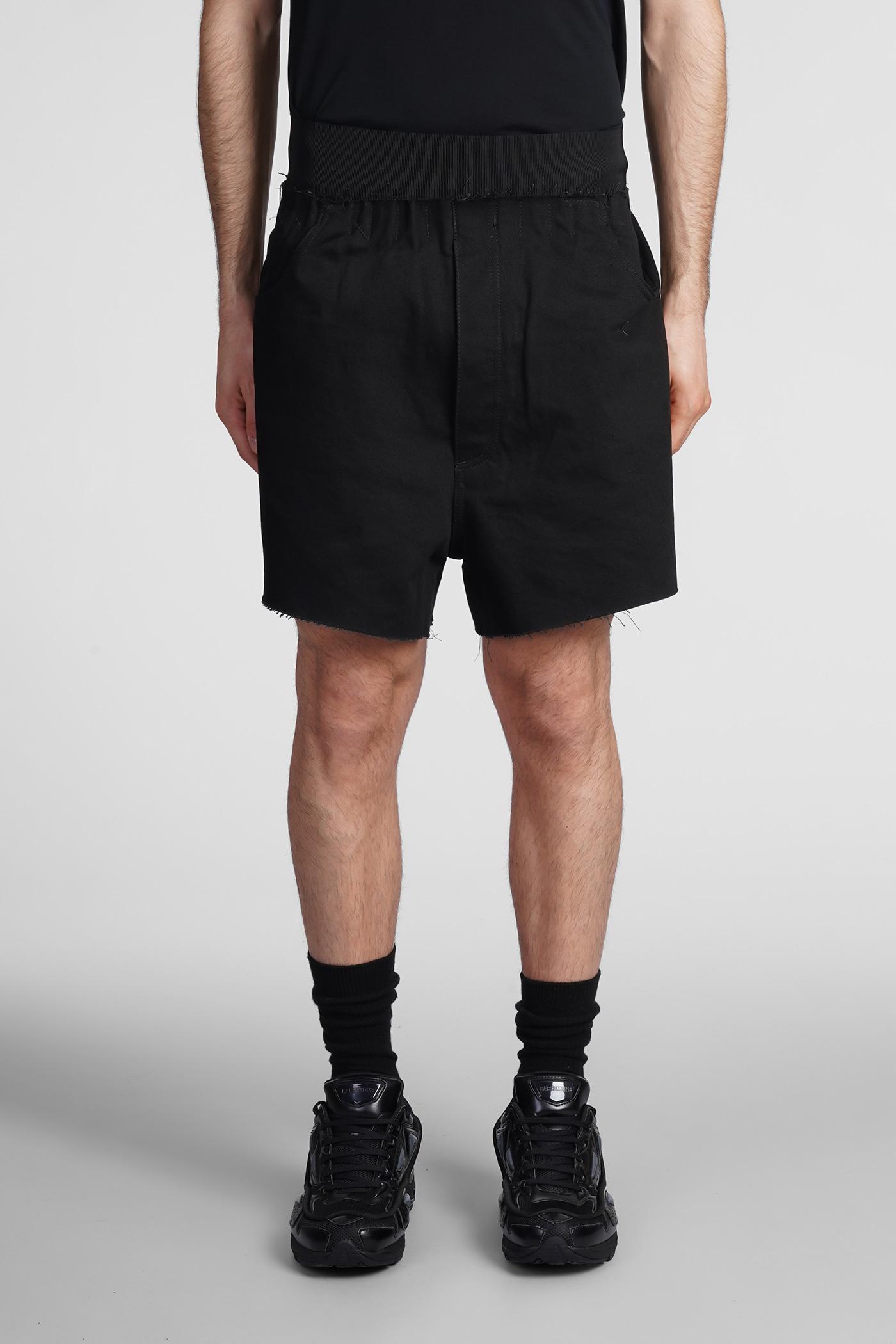Raf Simons Shorts In Black Denim for Men | Lyst