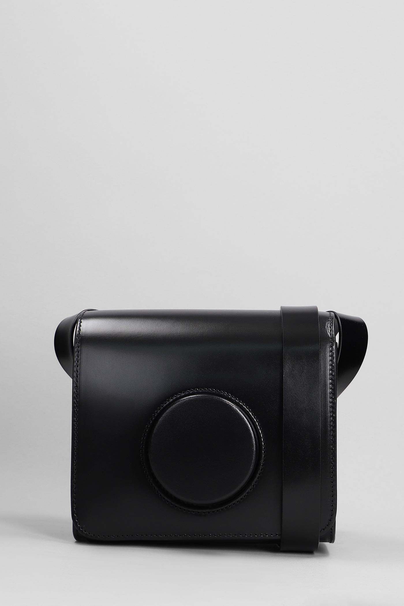 Lemaire Camera Bag Shoulder Bag In Black Leather Lyst