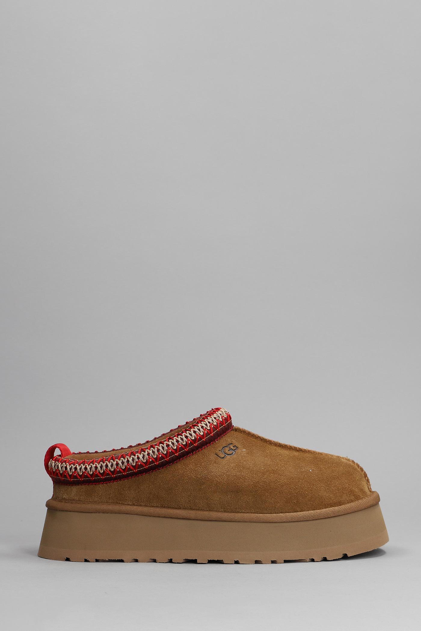 UGG Tazz Slipper-mule In Leather Color Suede in Brown | Lyst