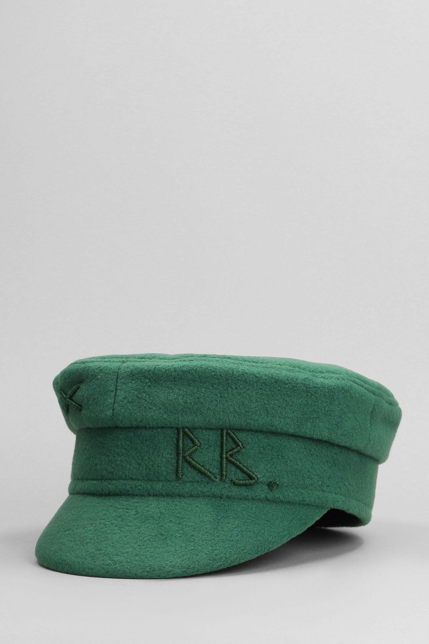 RUSLAN BAGINSKIY  Check Cap in Green Multicolour

Green Multicolour Ruslan Baginskiy Embellished hat Ruslan Baginskiy main image 3