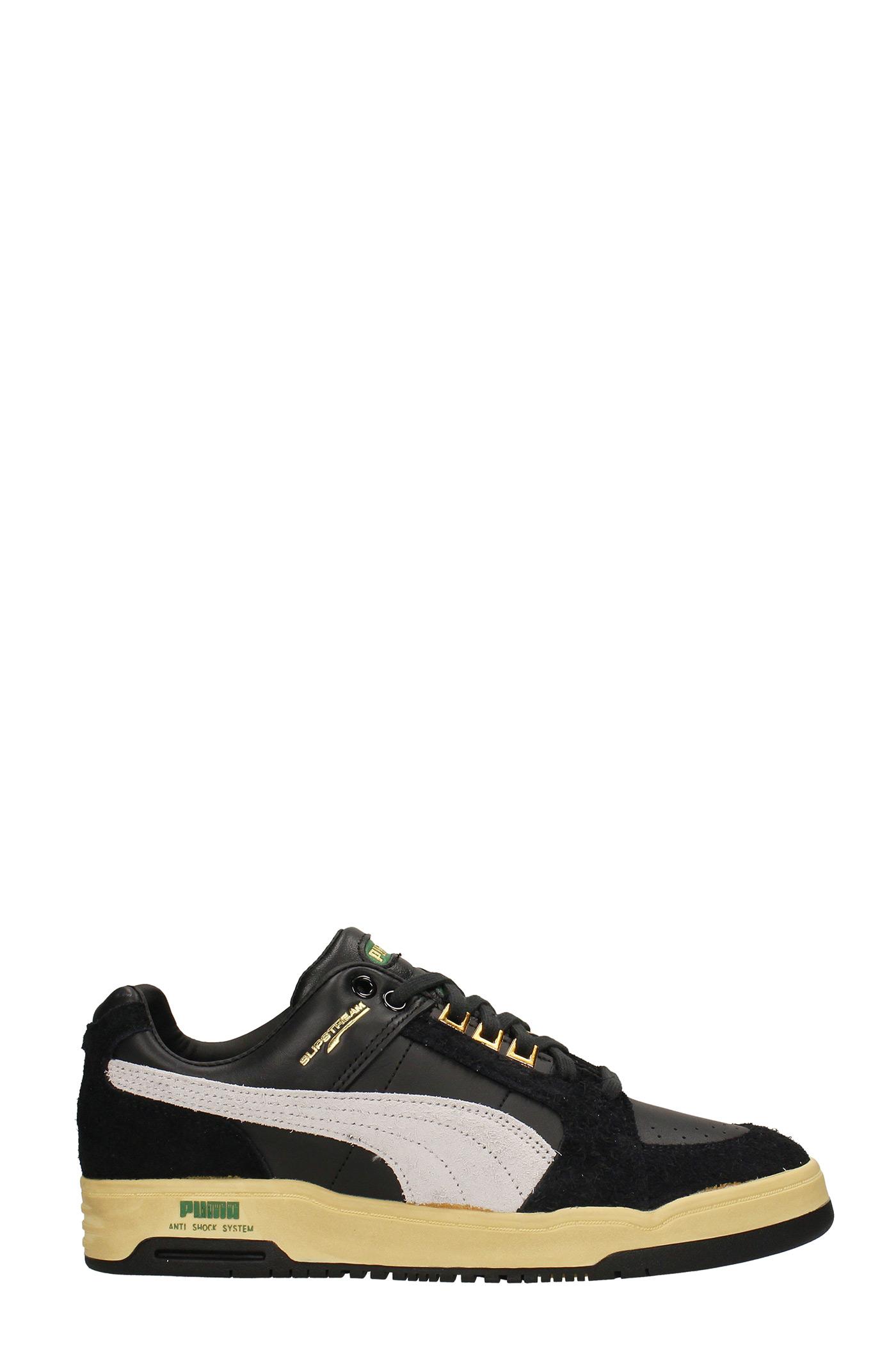 PUMA Slipstream Sneakers In Black Suede And Leather for Men | Lyst