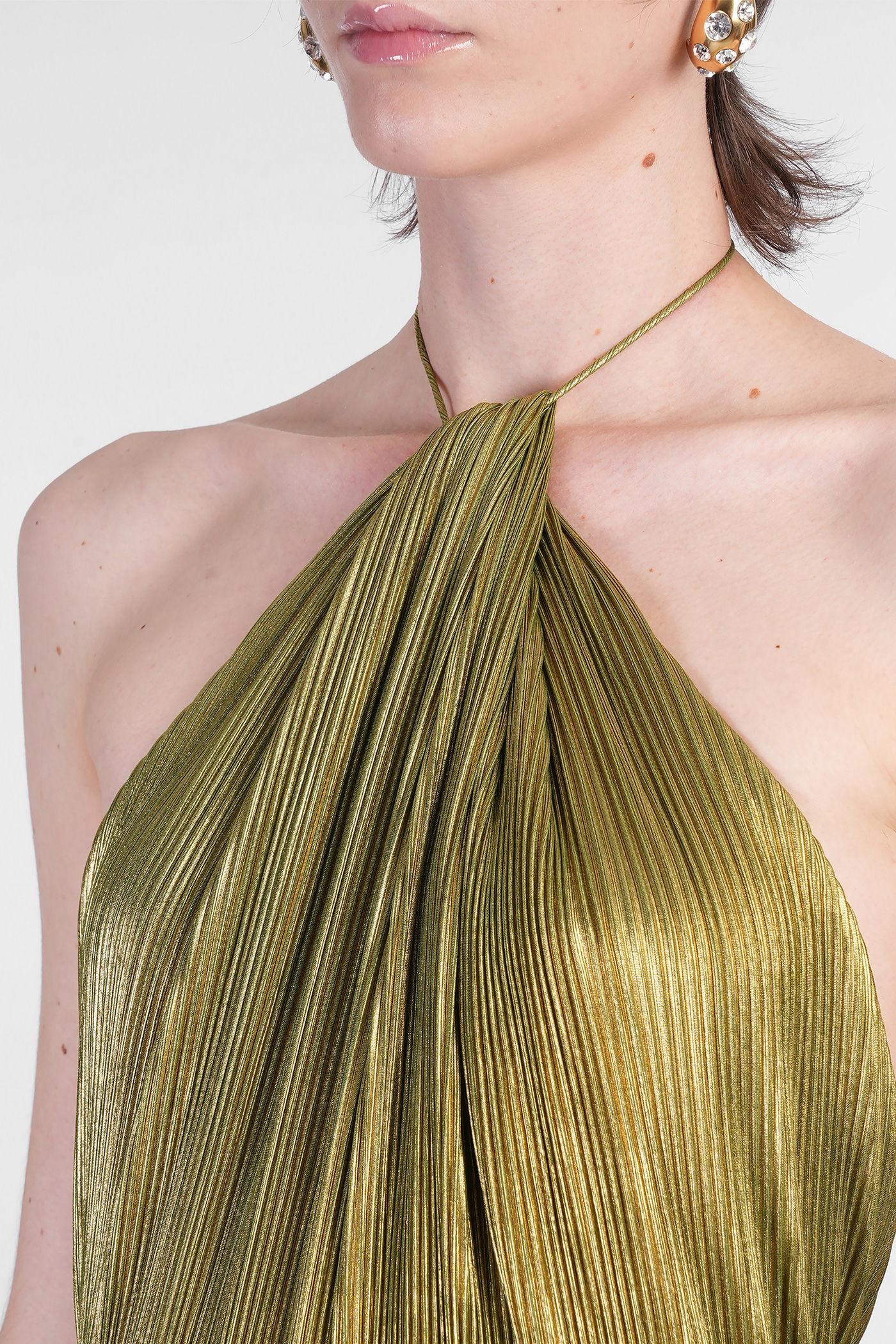 retrofte Thalia Dress in Green | Lyst