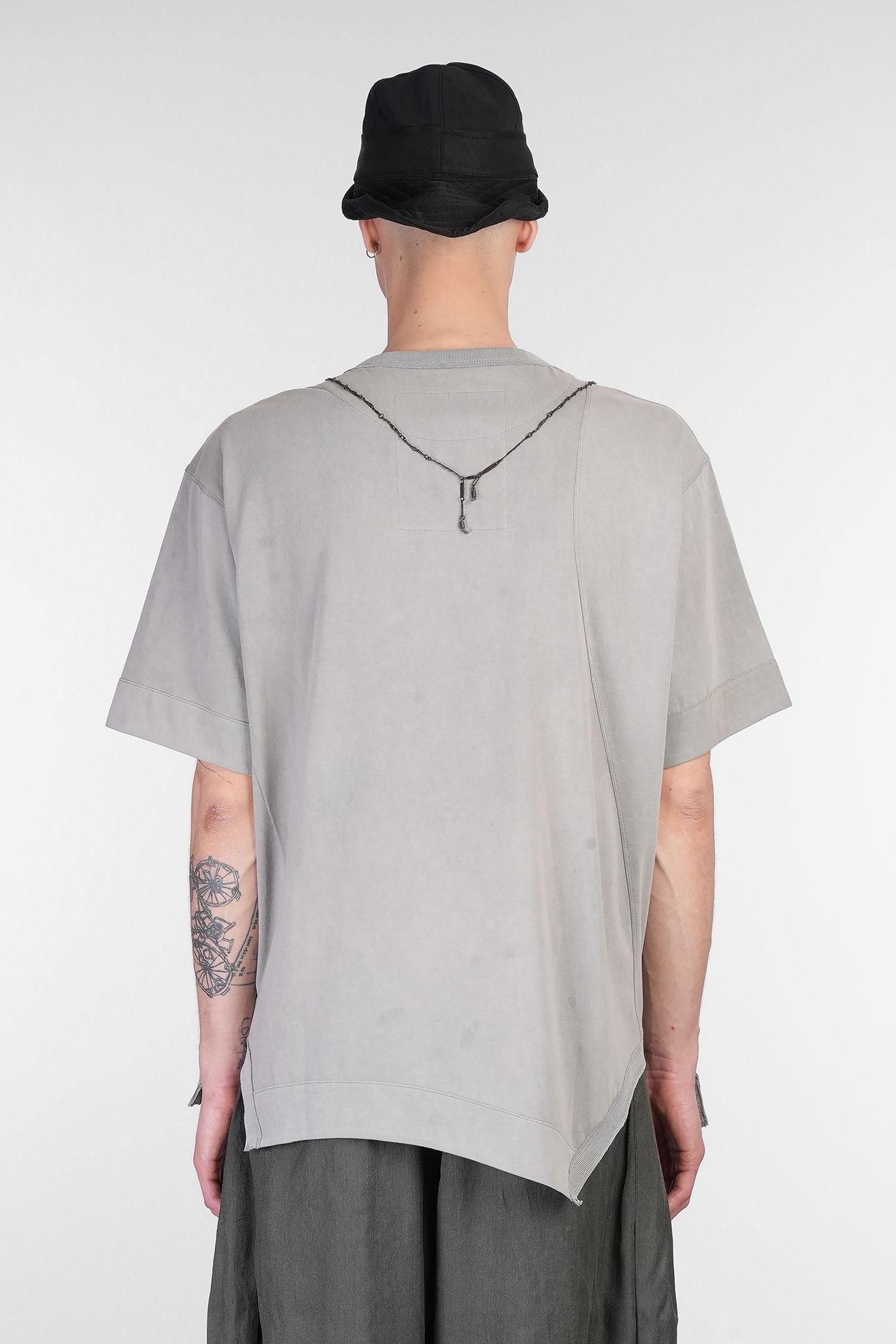 Tシャツ・カットソー ZIGGY CHEN Men T Shirts L0M251020602 Grey Ziggy Chen T-shirts for Men | Online Sale up to 34% off | Lyst