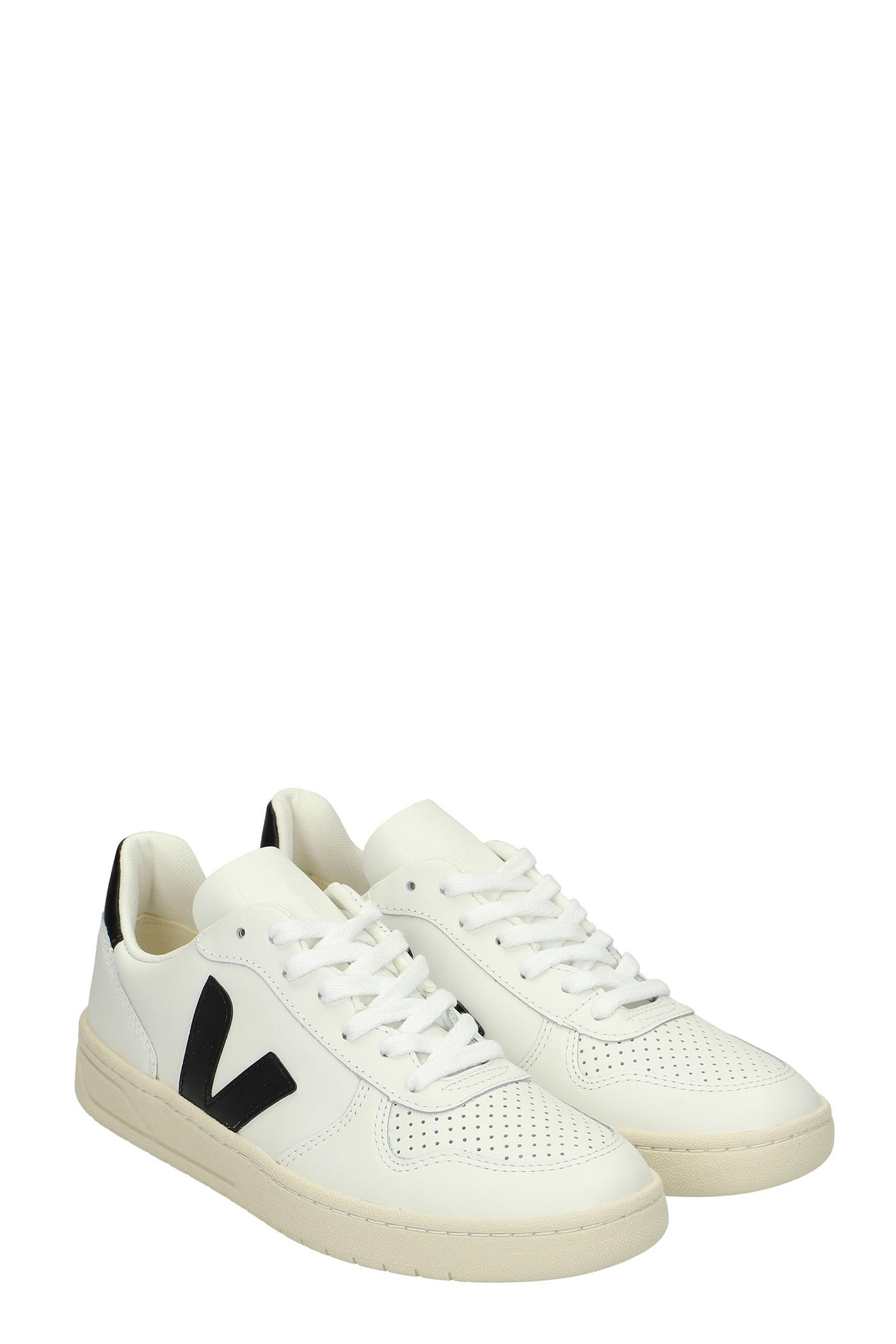 veja white platform sneakers