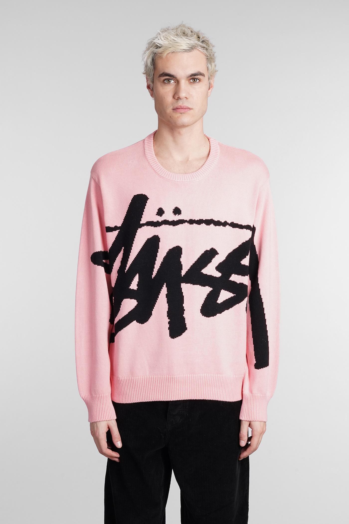 Maglia in Lana Rosa da Uomo di Stussy in Rosa | Lyst