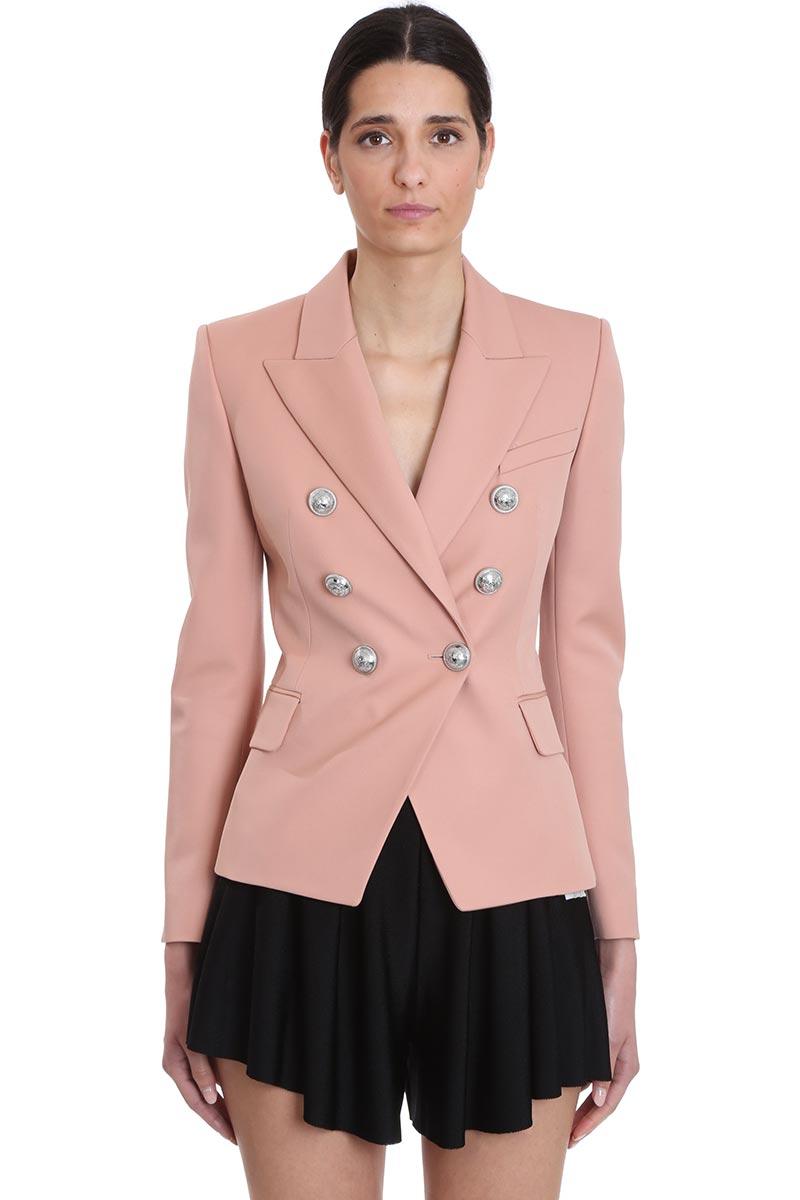 powder pink blazer
